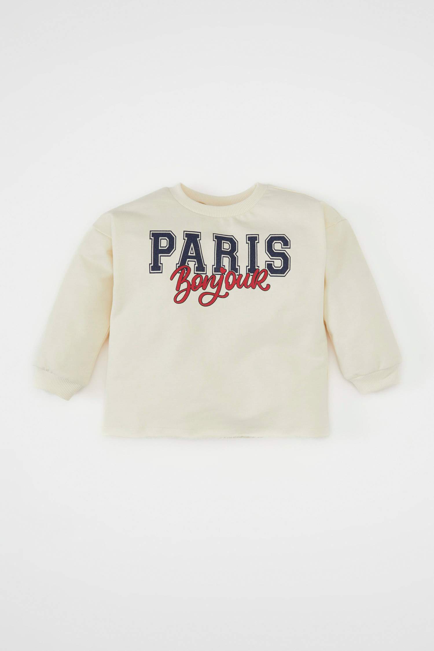 Baby Girl Crew Neck Printed Sweatshirt