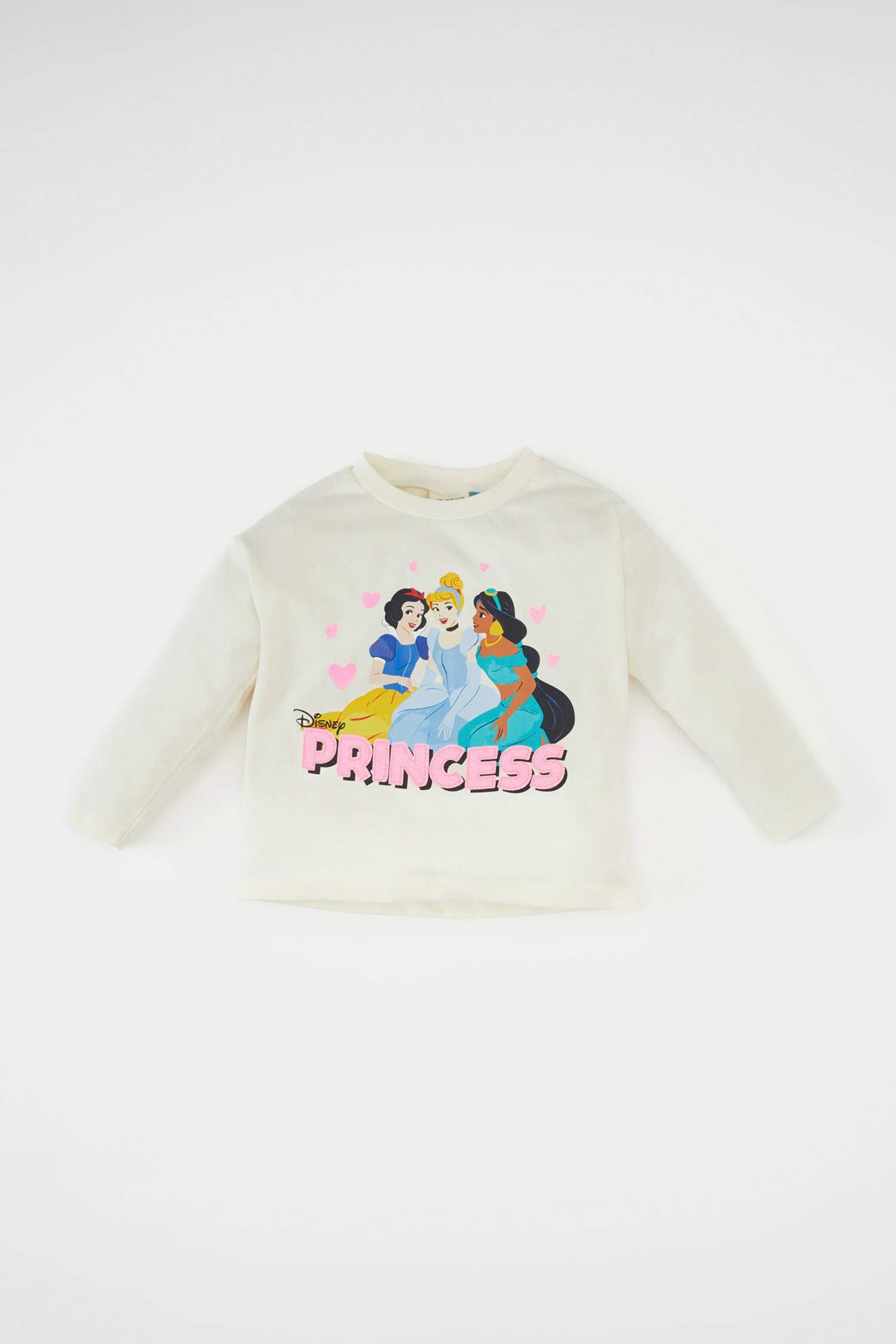 Сәби Қыз Disney Princess велосипед мойыны ұзын жеңді Ұзын жеңді футболка