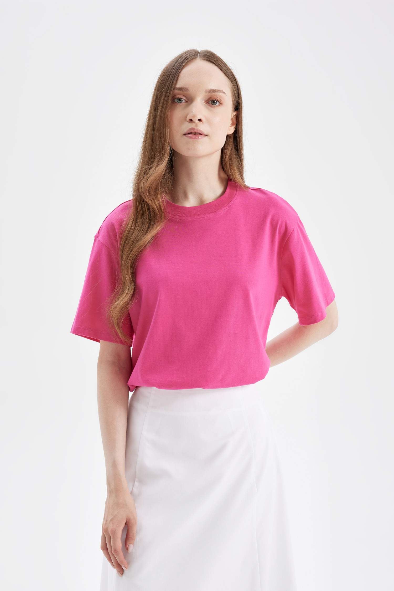 Regular Fit Printed Short Sleeve Tunic