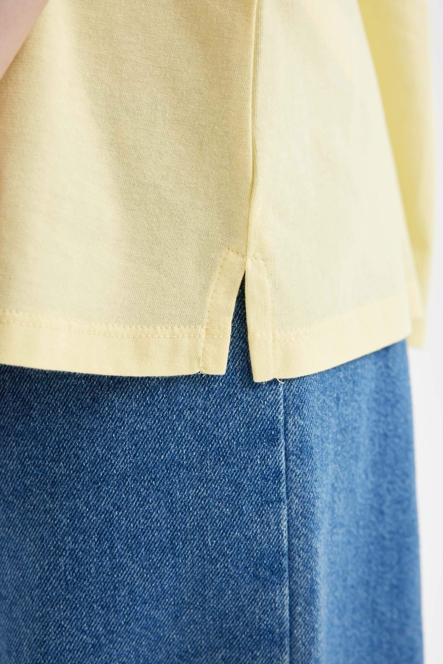 Regular Fit Printed Short Sleeve Tunic