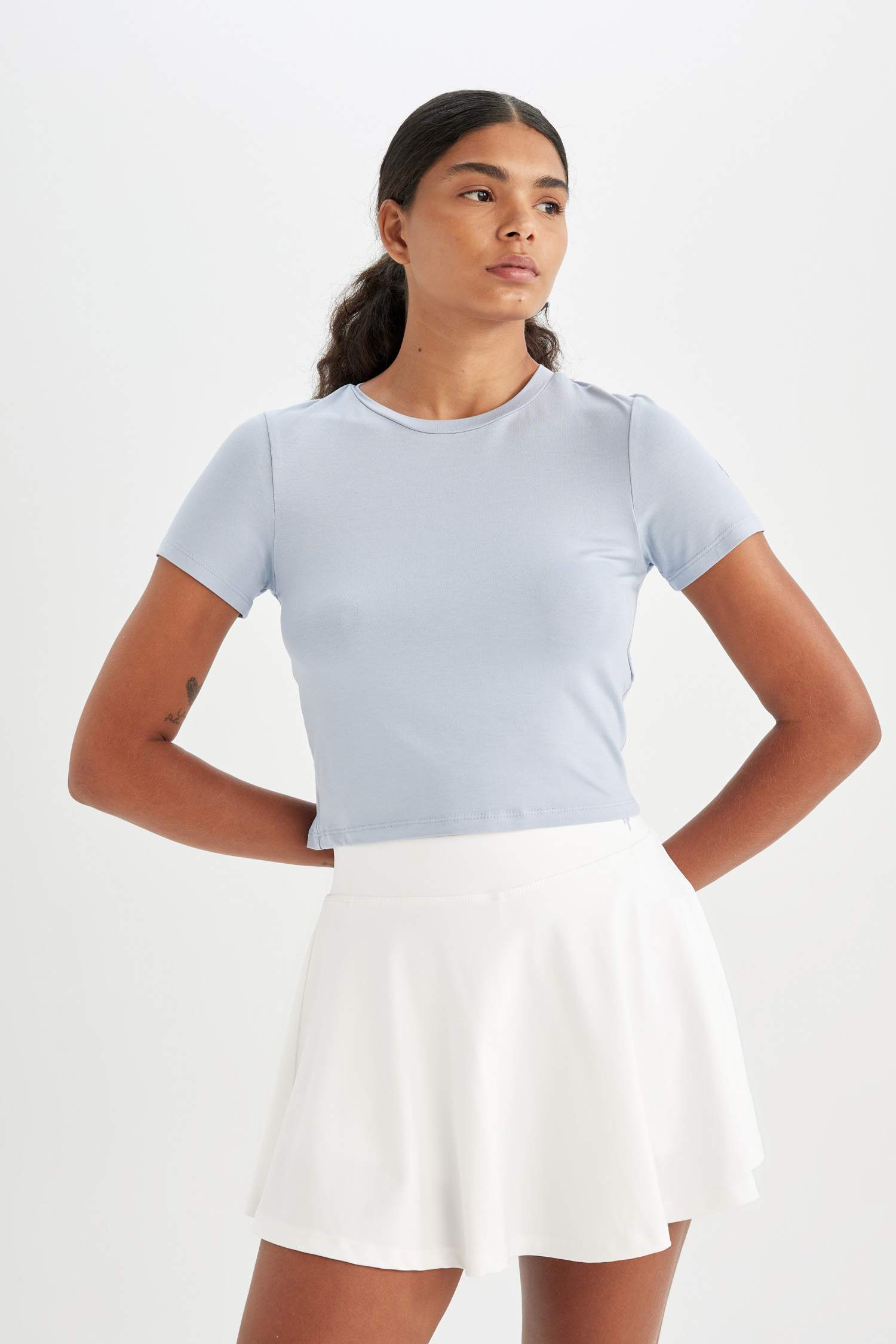 Спортивная футболка с круглым вырезом, DeFactoFit