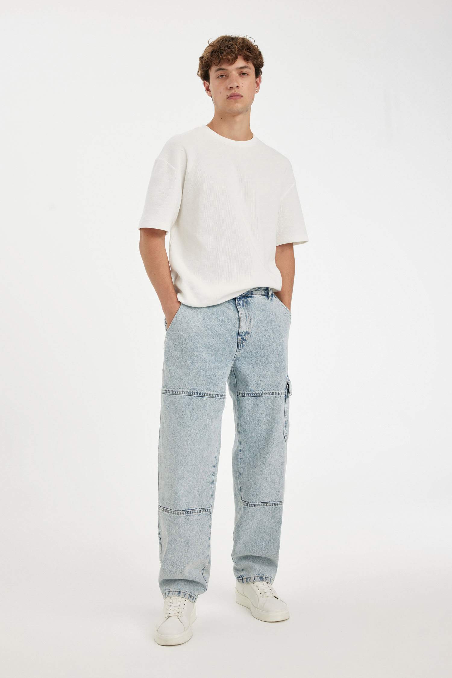 Wide Leg Normal Waist Jeans