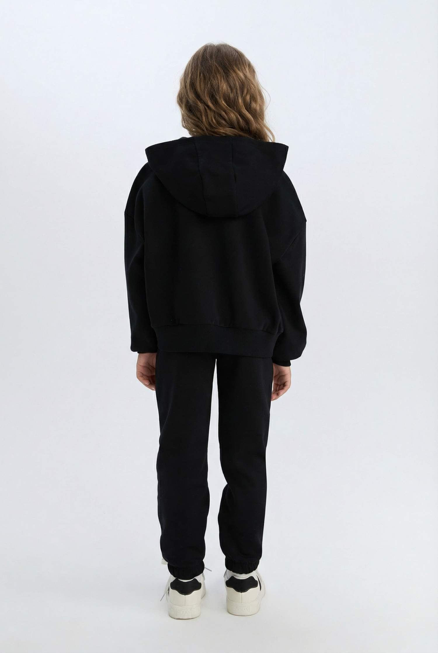 Ensemble pour fille : sweat à capuche imprimé et jogging