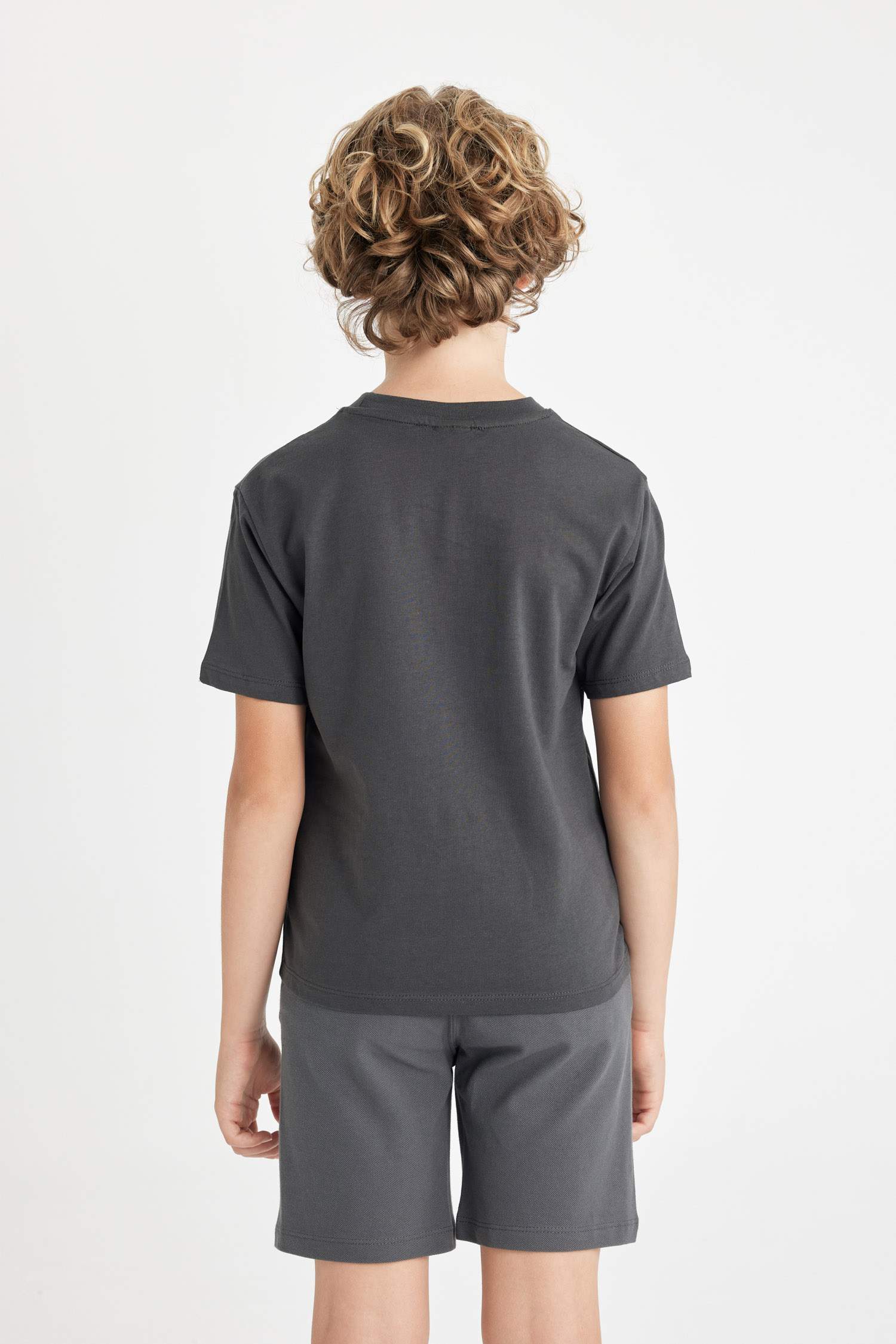 تيشيرت ولادي نص ردن مطبوع