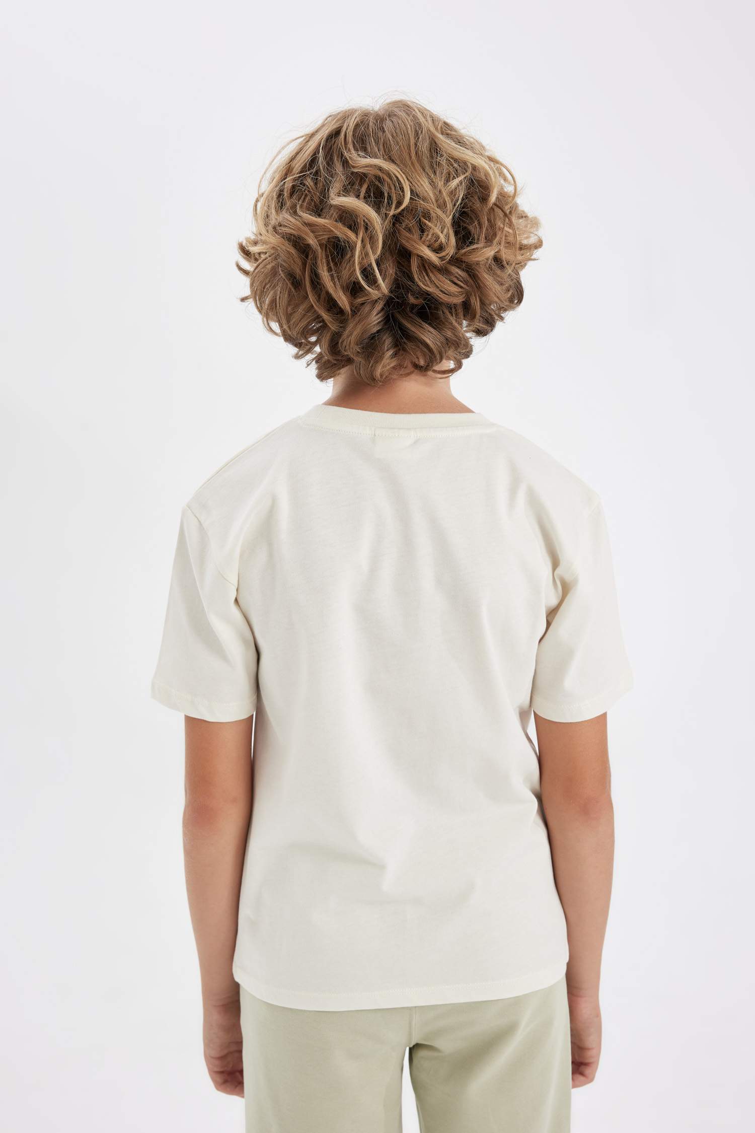 Boy Crew Neck Printed Short Sleeve T-Shirt