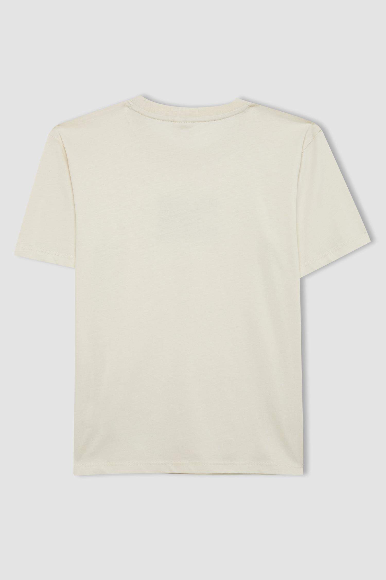 Boy Crew Neck Printed Short Sleeve T-Shirt