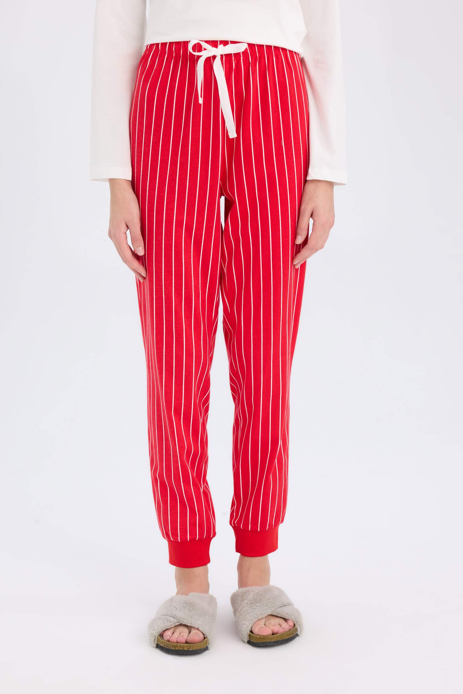 Aristocats Pijama Takım Uzun Kollu Üst Beli Lastikli Desenli Alt - Fall in Love