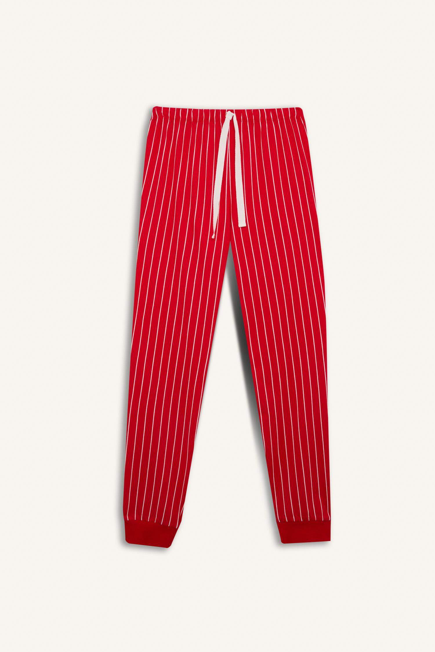 Aristocats Pijama Takım Uzun Kollu Üst Beli Lastikli Desenli Alt - Fall in Love