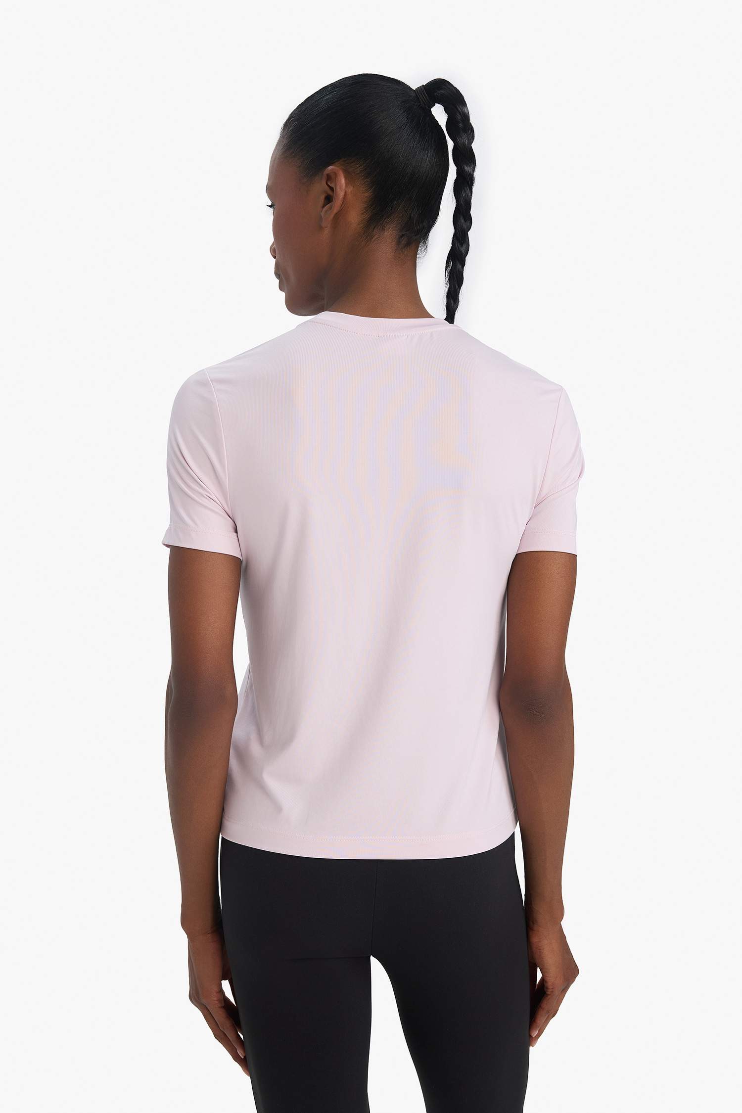 DeFactoFit Standard Fit Crew Neck Sports T-shirt