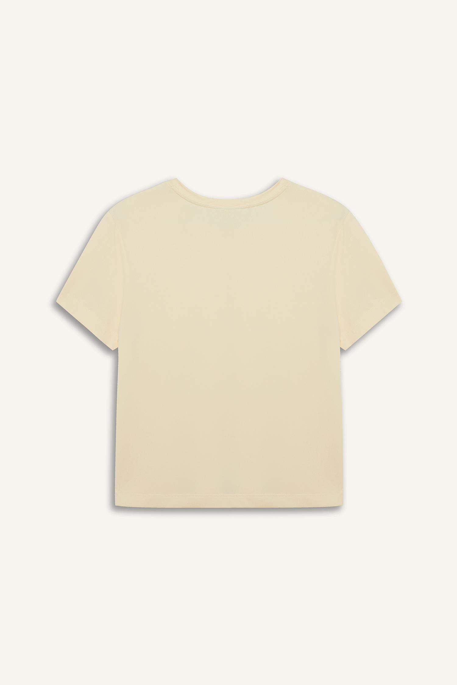 DeFactoFit стандартная футболка с круглым вырезом и коротким рукавом для спортсменов