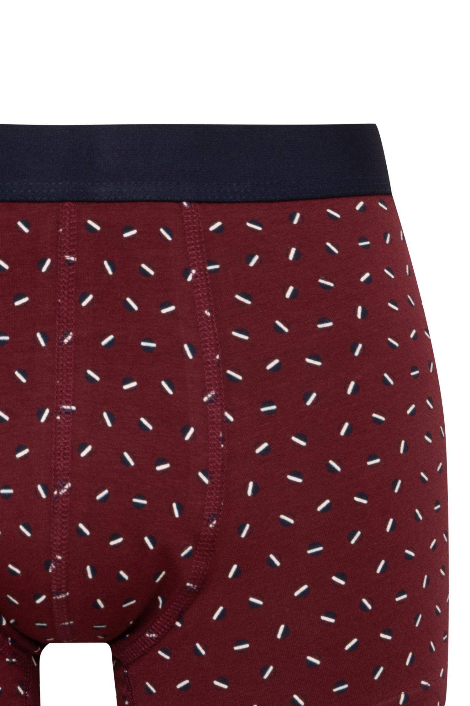 Erkek Regular Fit Desenli 3'lü Boxer