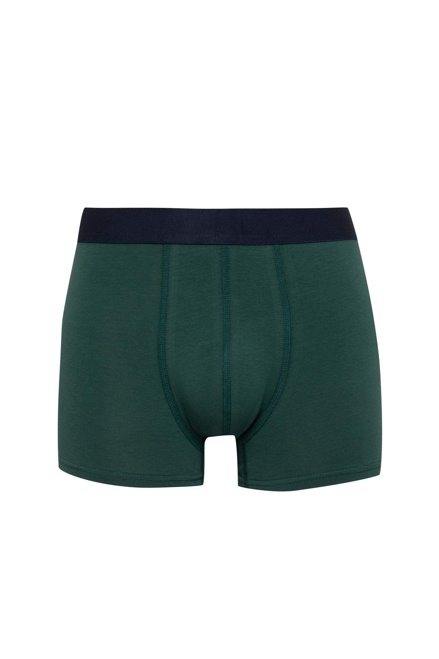 Erkek Regular Fit Desenli 3'lü Boxer