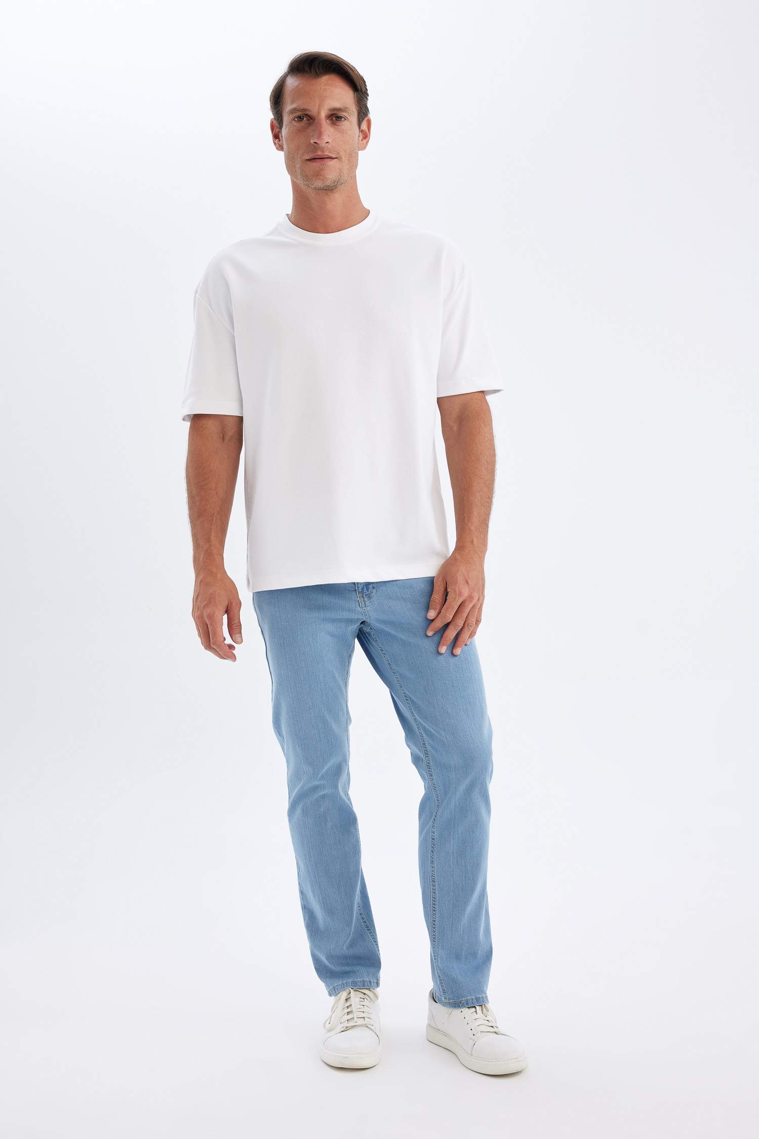 Sergio Regular Fit Normal Kalıp Normal Bel Boru Paça Jean Pantolon