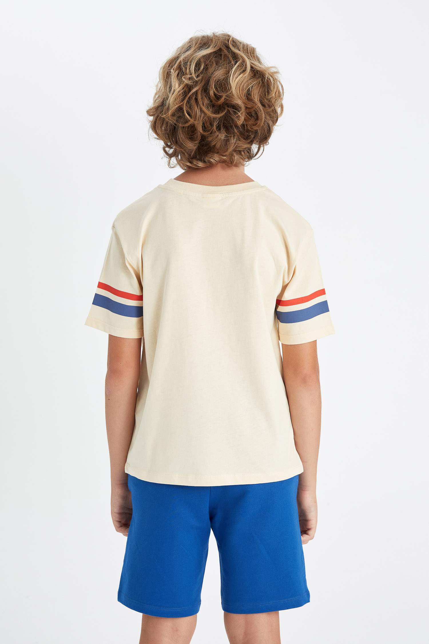 Boy Crew Neck Printed Short Sleeve T-Shirt