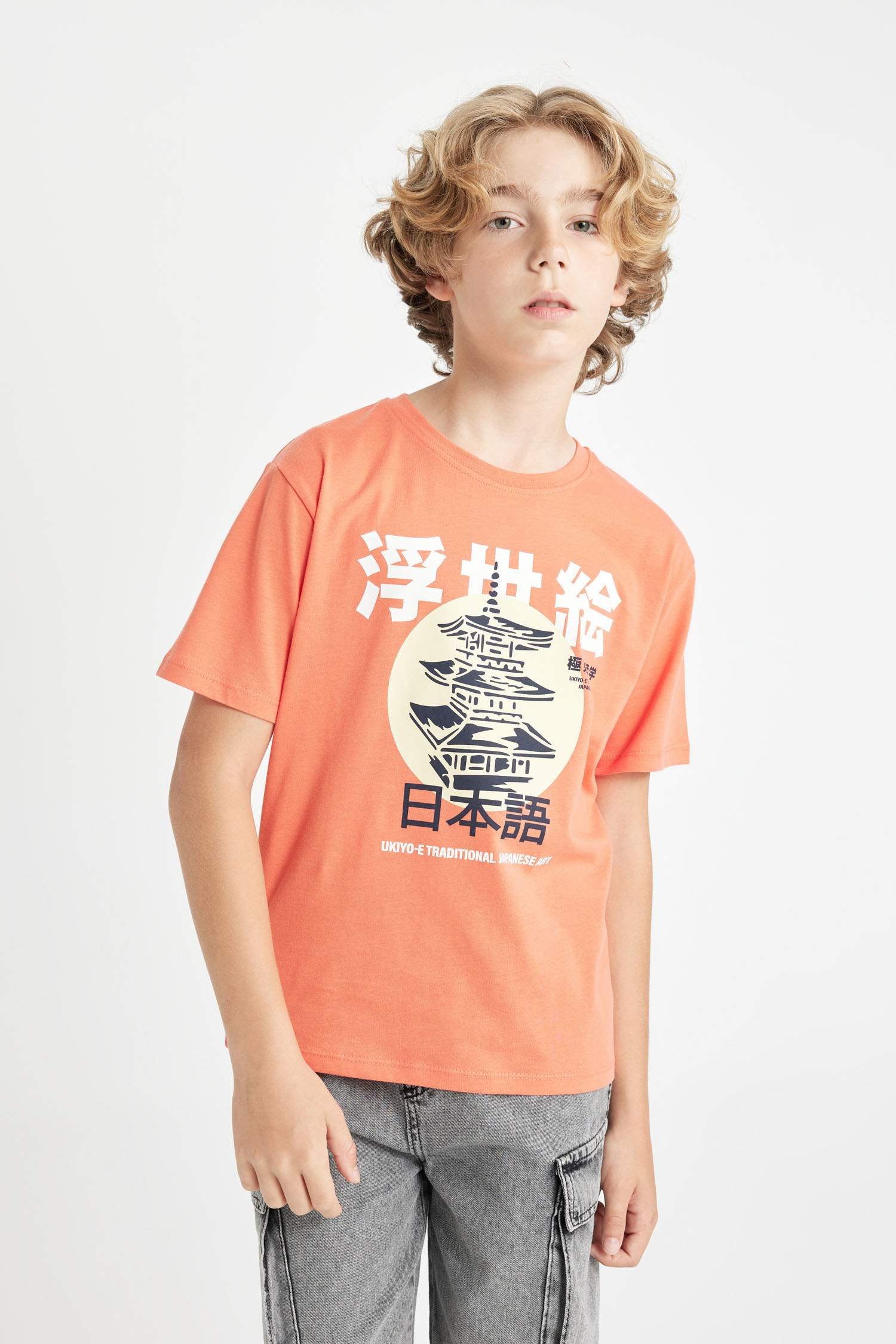 Boy Crew Neck Printed T-Shirt