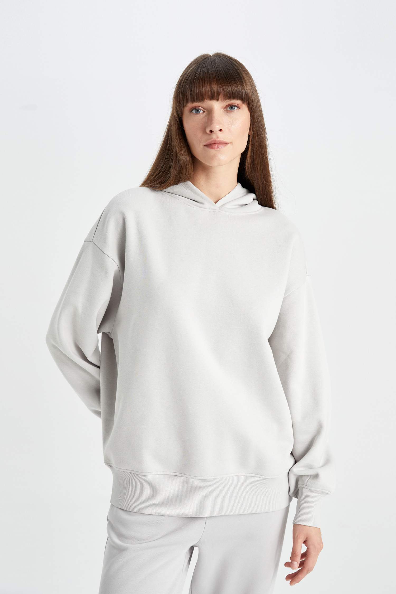 бокси фит негізгі бас киімді Свитер