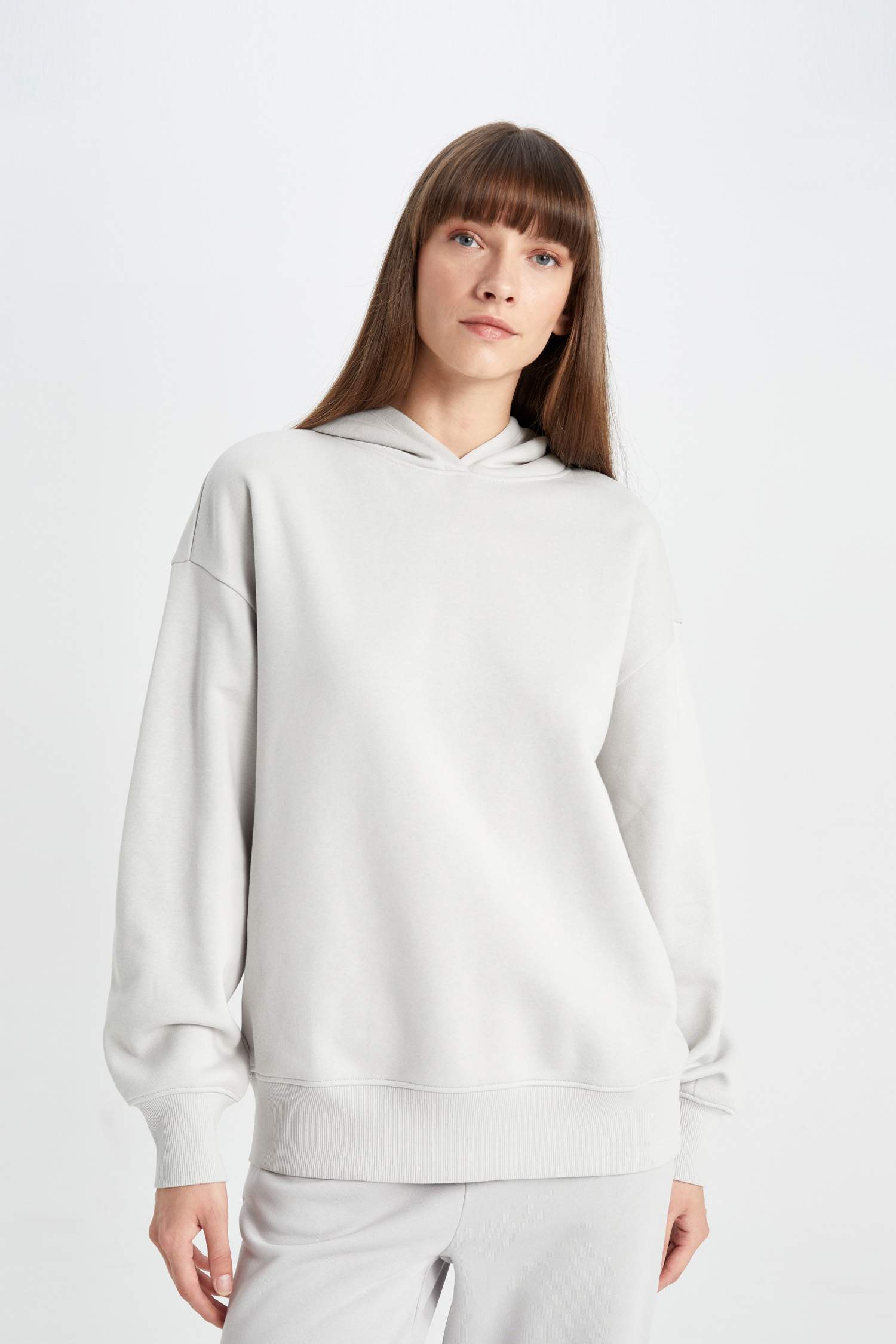 бокси фит негізгі бас киімді Свитер