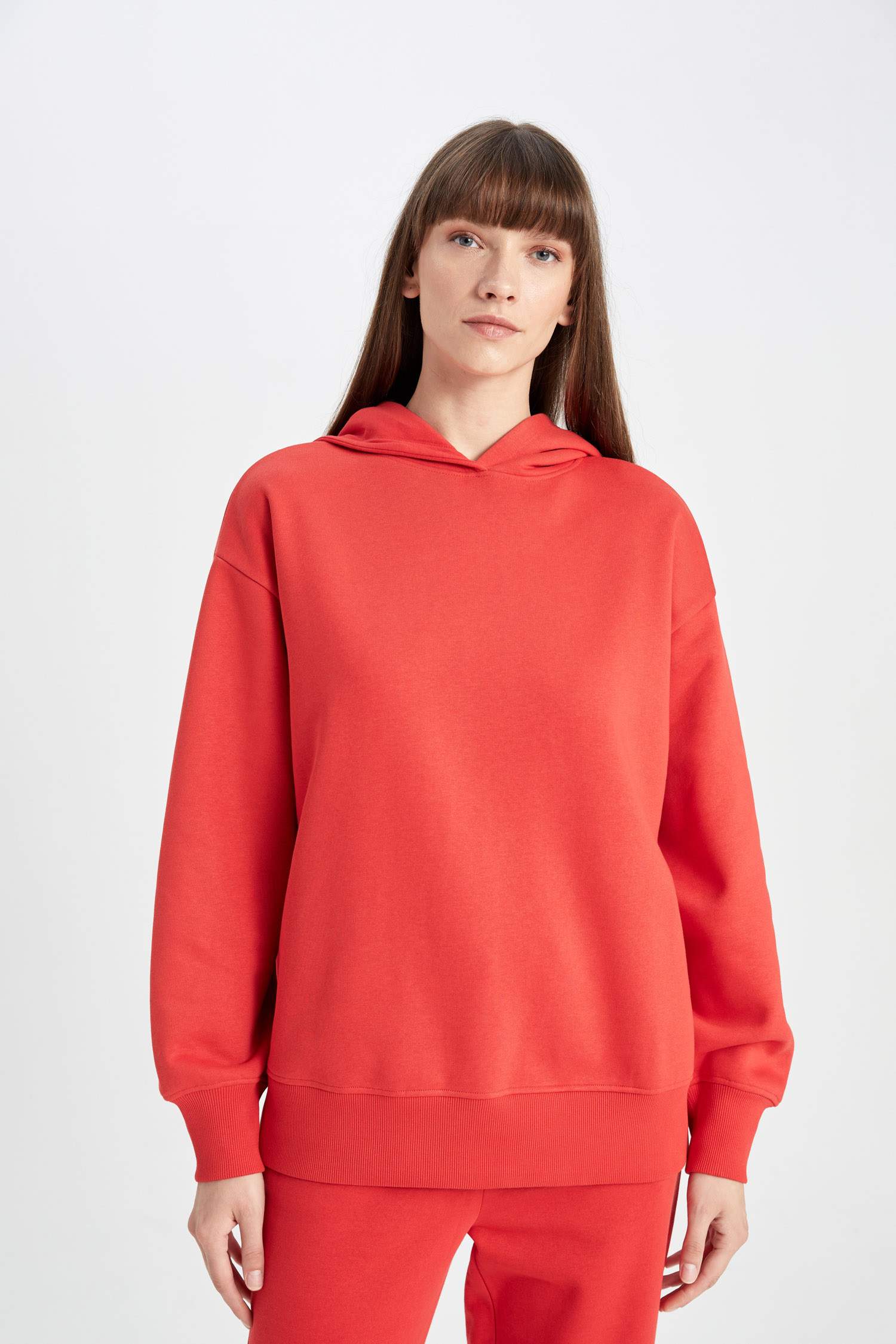 бокси фит негізгі бас киімді Свитер