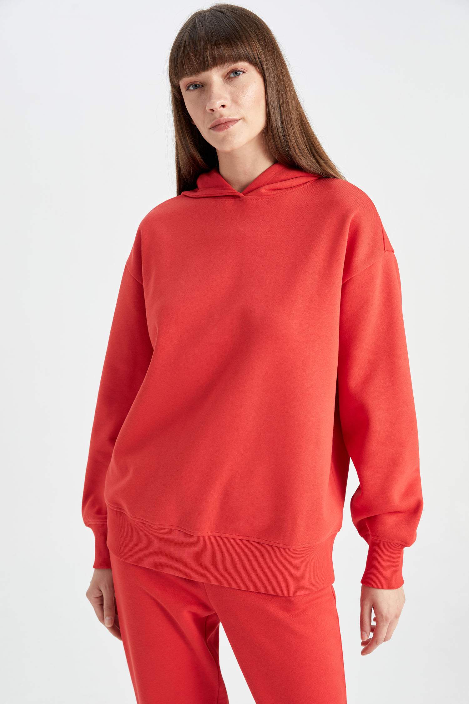 бокси фит негізгі бас киімді Свитер