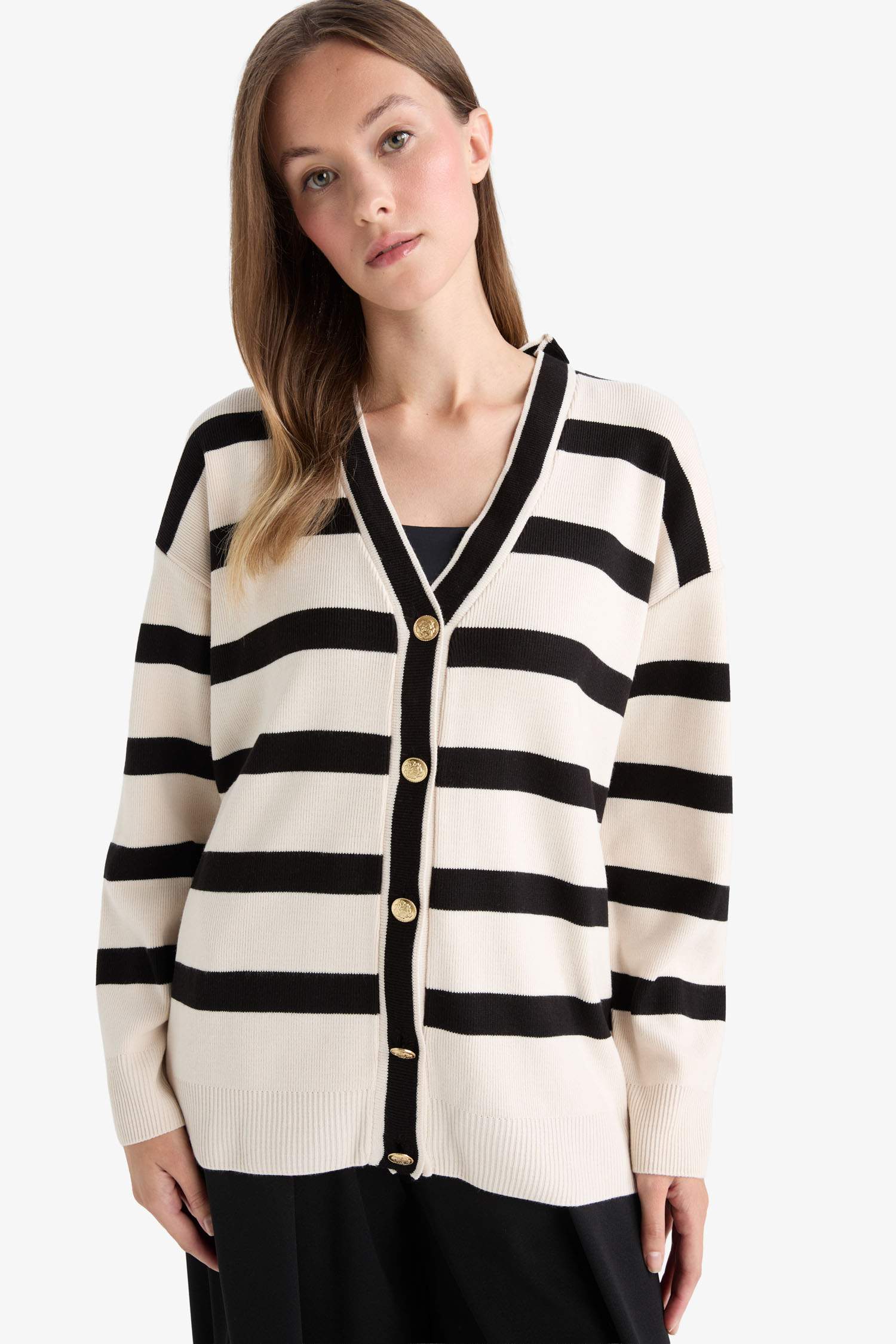 Regular Fit V-Neck Cardigan