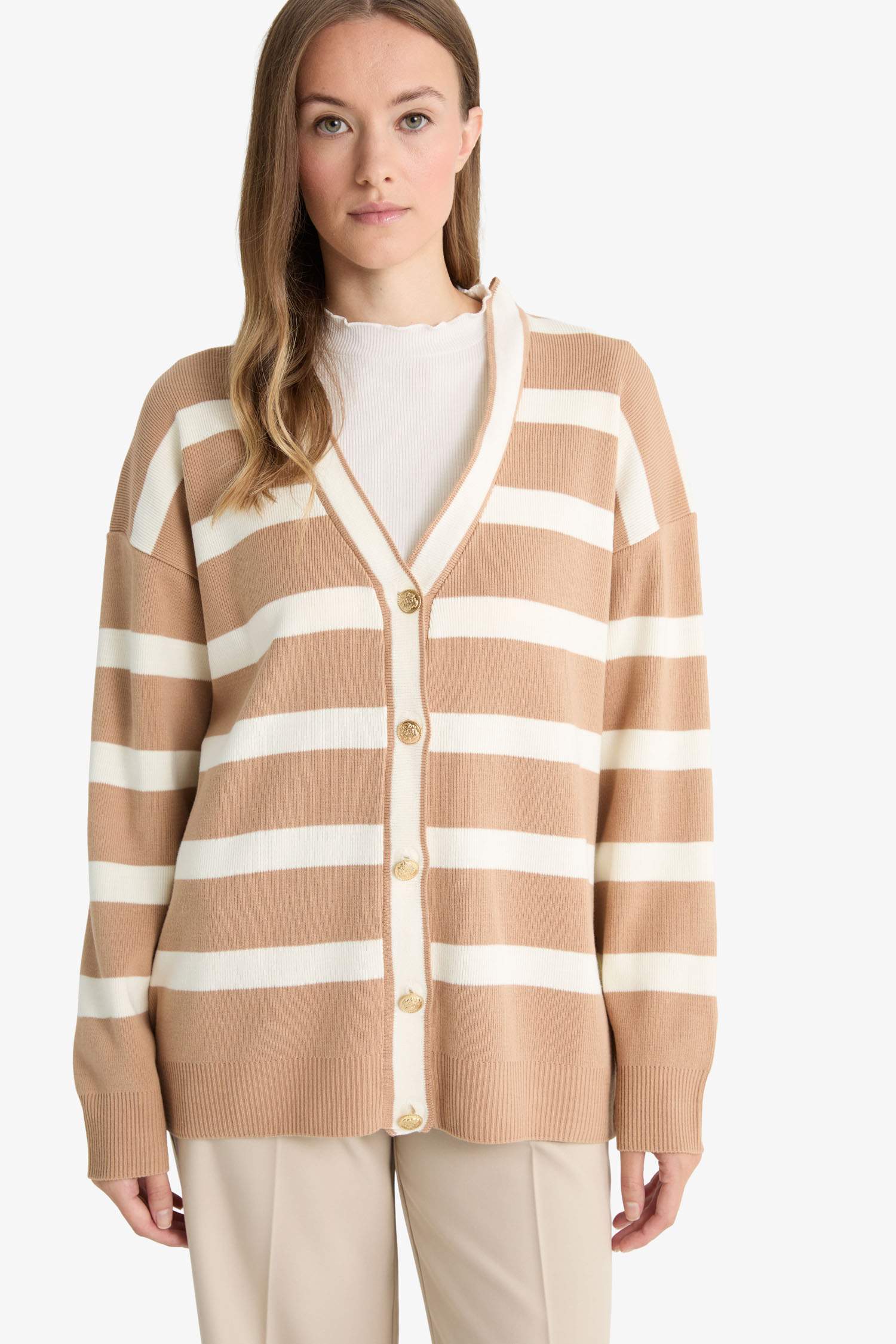 Regular Fit V-Neck Cardigan