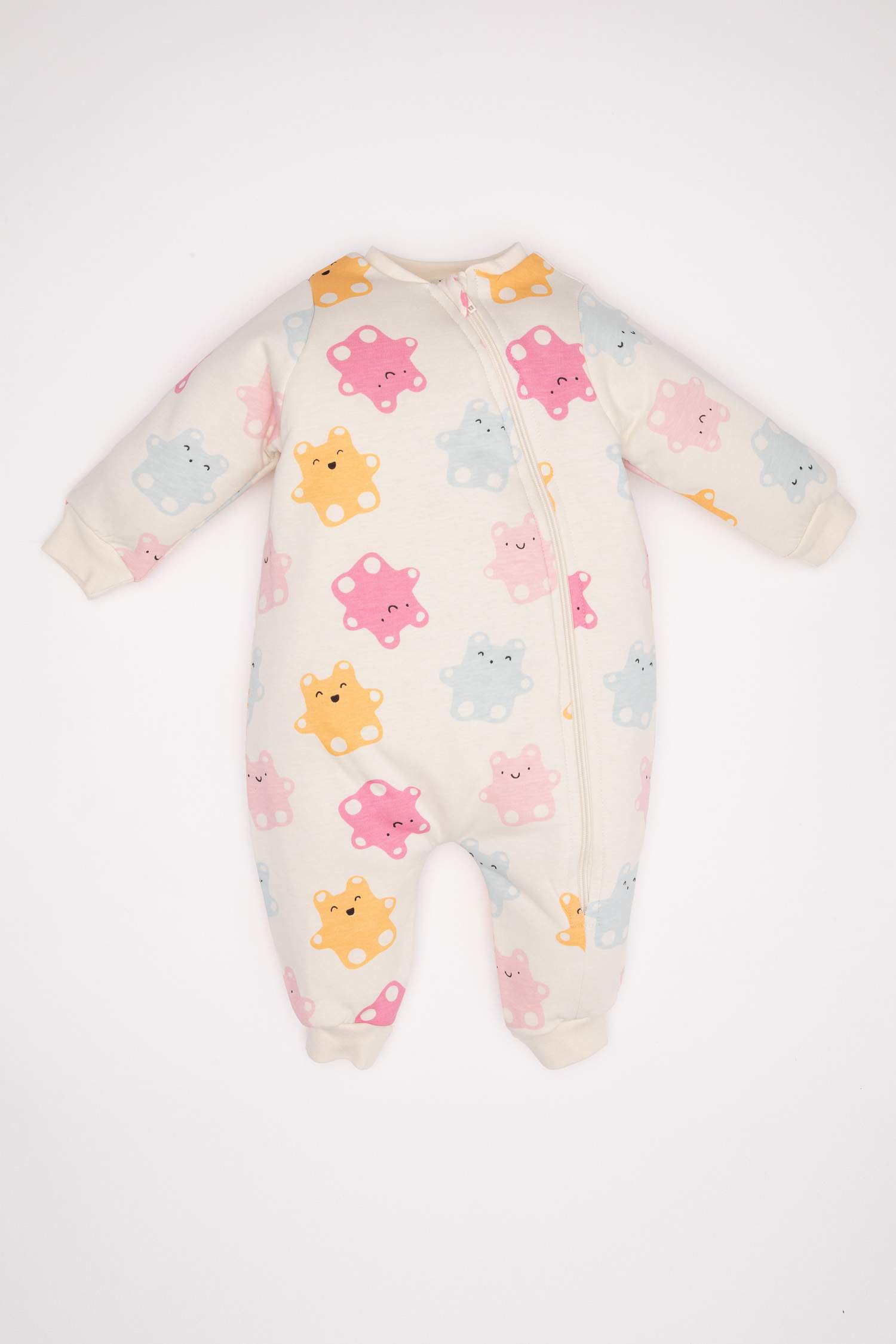 جمبسوت بيبي بناتي ابيض حديثي الولادة بألياف ناعمة 1,6 توج