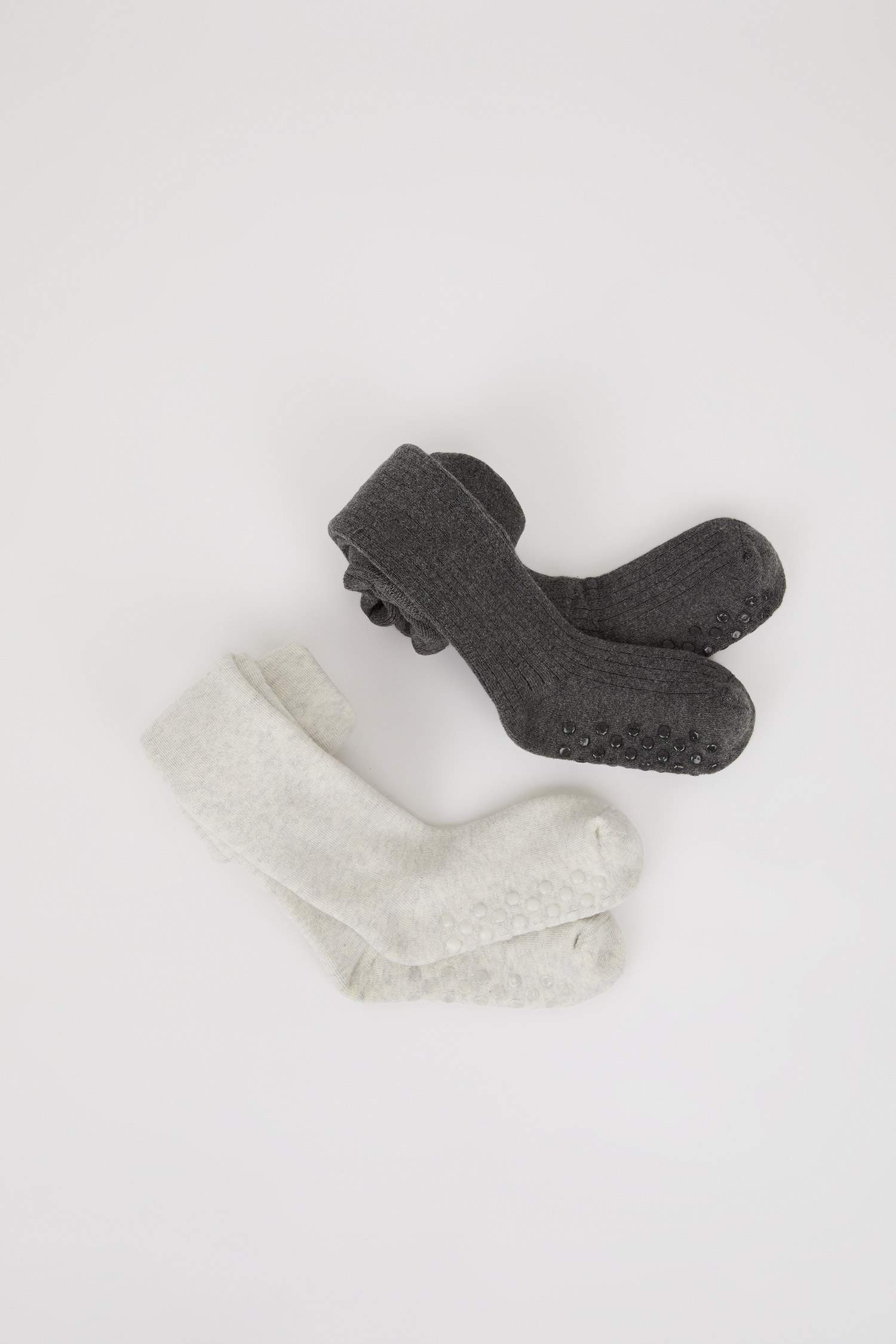 جوارب كيلون قطن ولادي - قطعتين