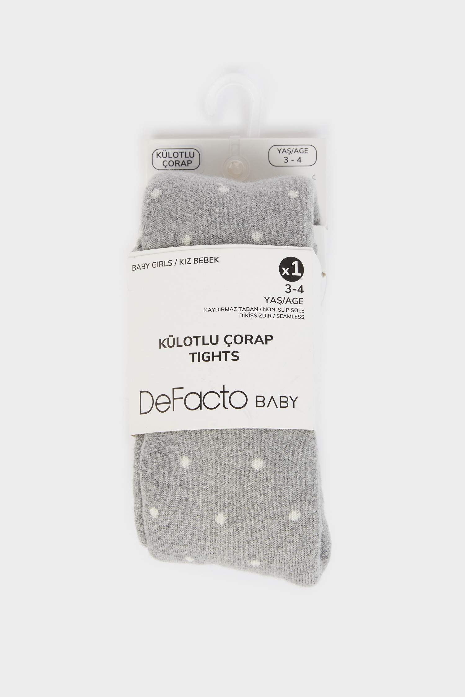 Kız Bebek Dikişsiz Pamuklu Havlu Çorap