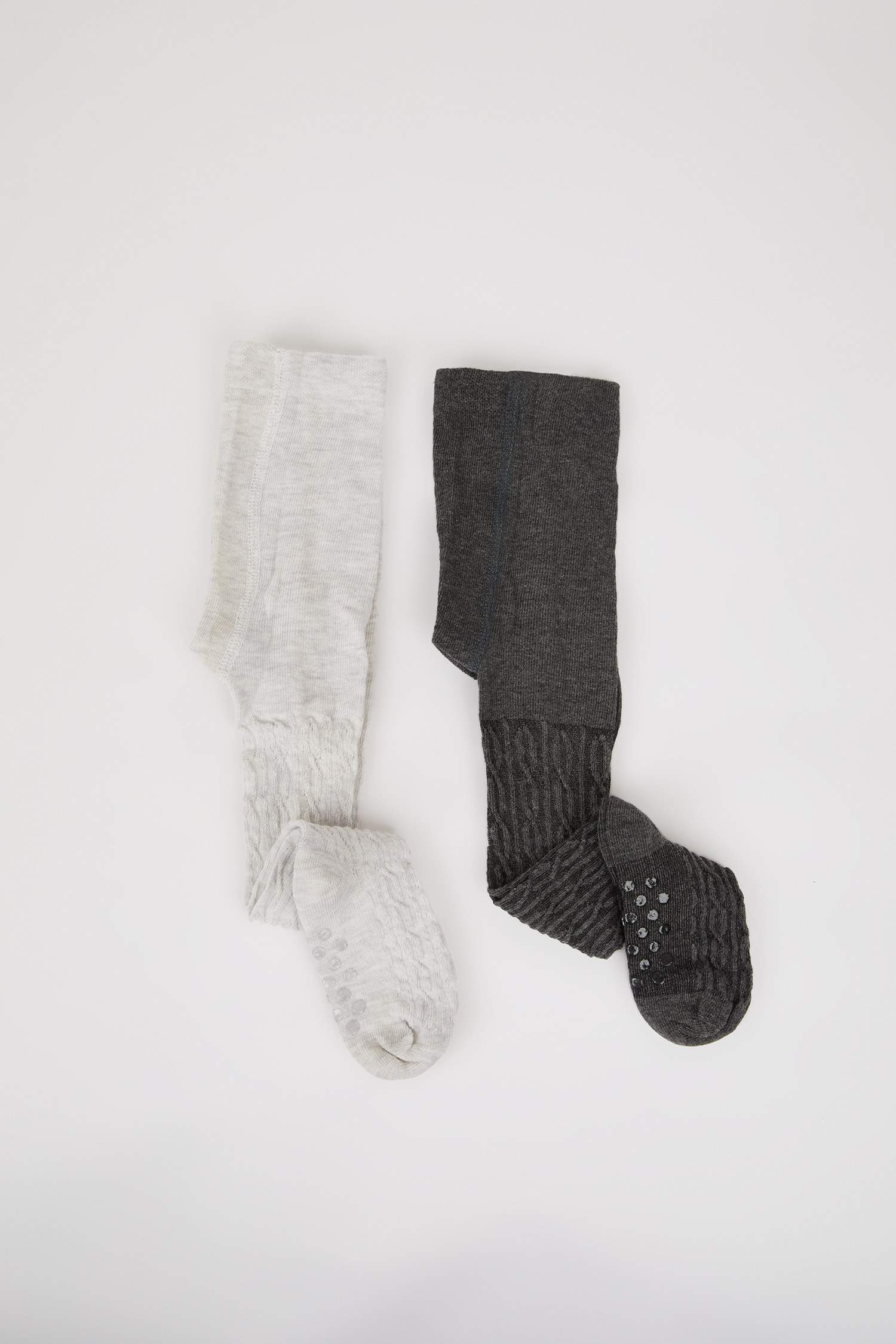 Kız Bebek Dikişsiz 2'li Pamuklu Külotlu Çorap