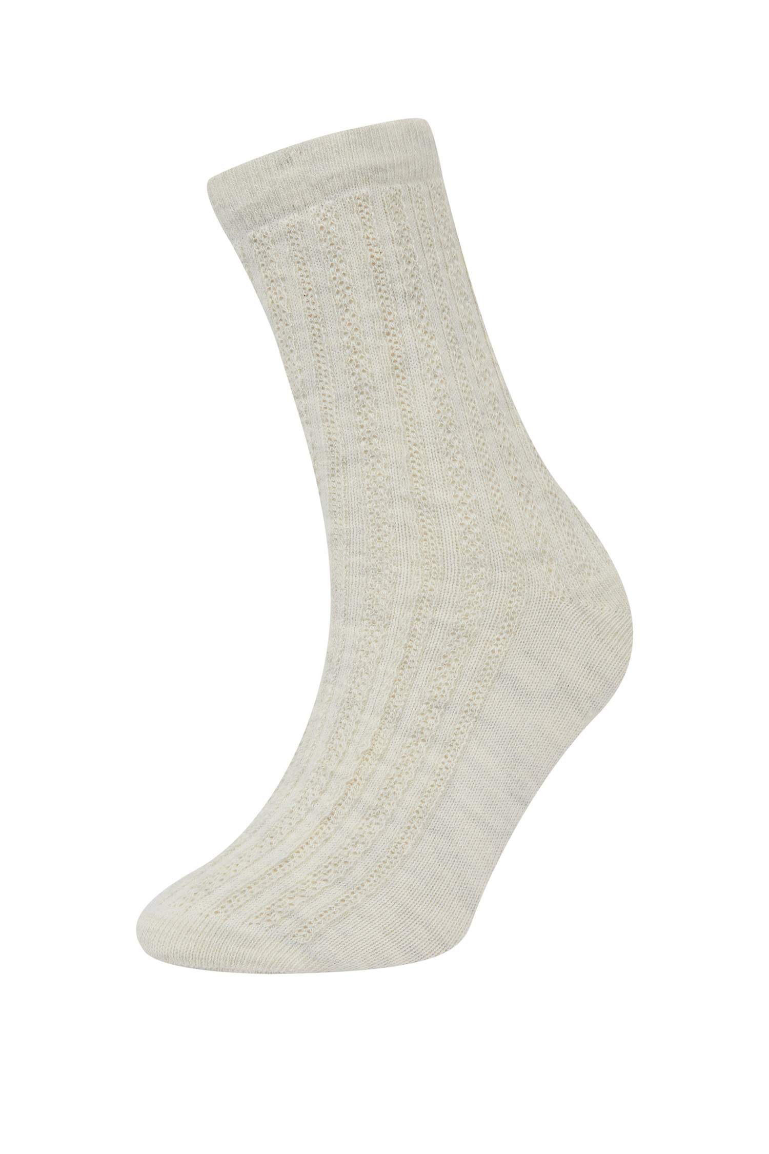 Baby Girl Non Slip Sock 3 Piece Cotton Long Socks