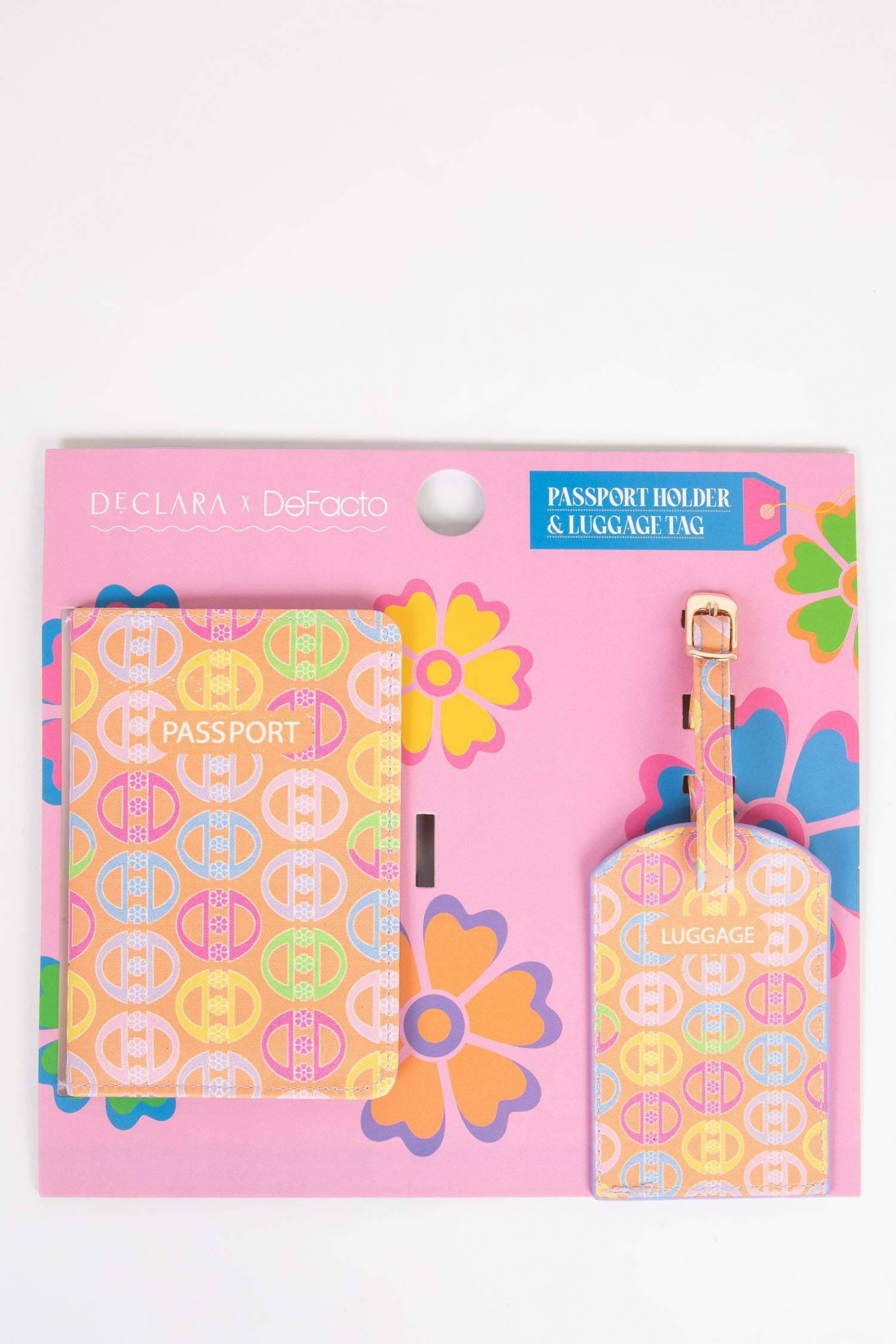 Declara x DeFacto Desenli Pasaportluk İsimlik 2'li Takım