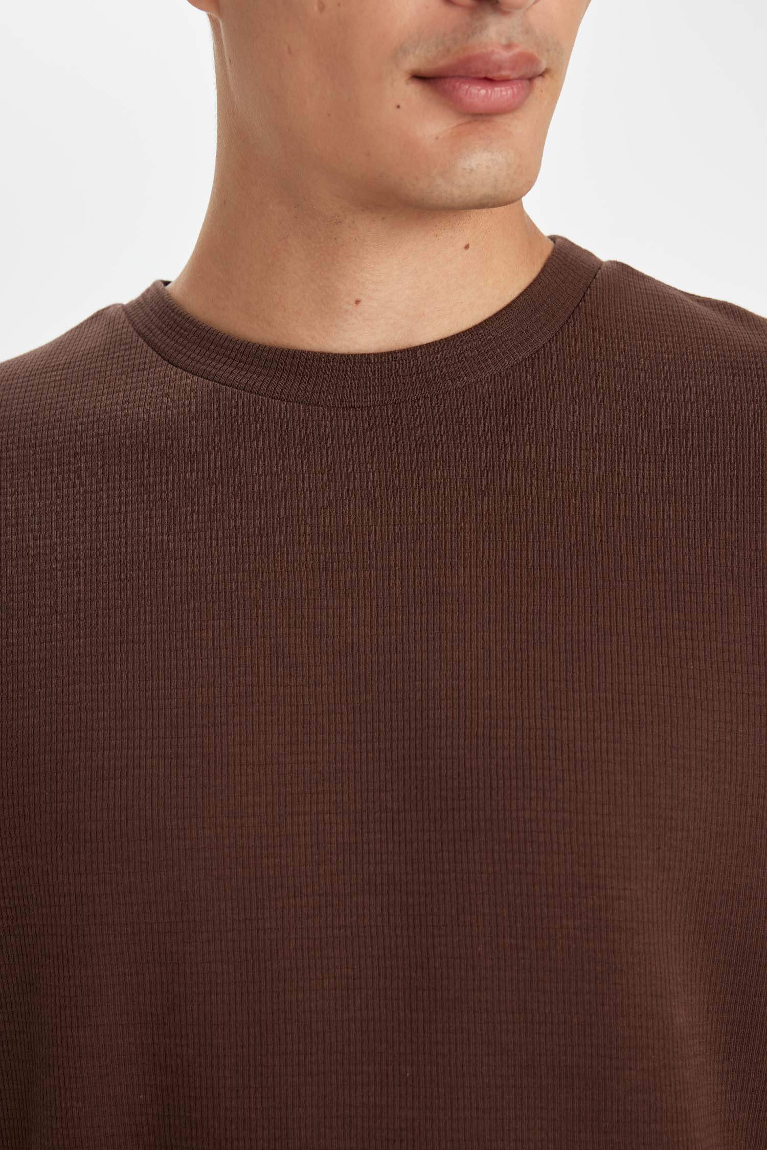Relax Fit Crew Neck Cotton Basic T-Shirt