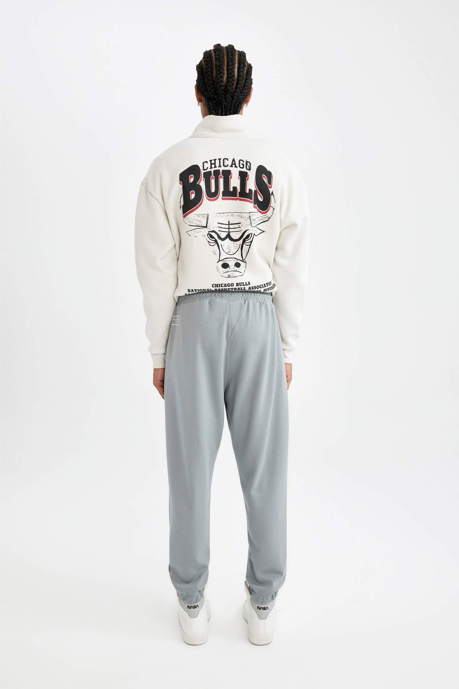 Standard Fit Scuba Fabric Sweatpants