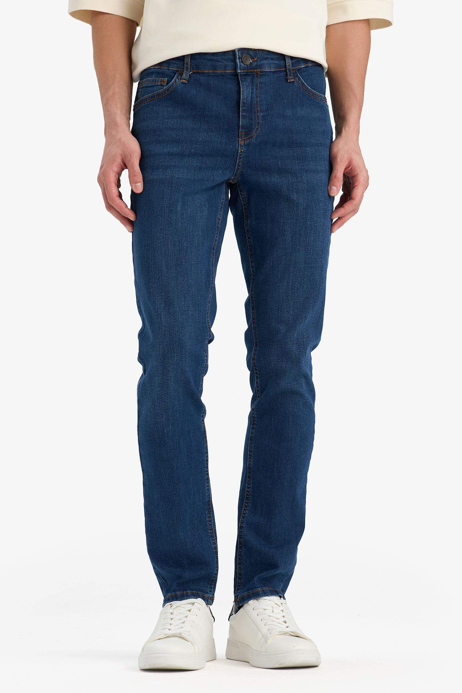 Carlo Skinny Fit Ekstra Dar Kalıp Normal Bel Ekstra Dar Paça Jean Pantolon