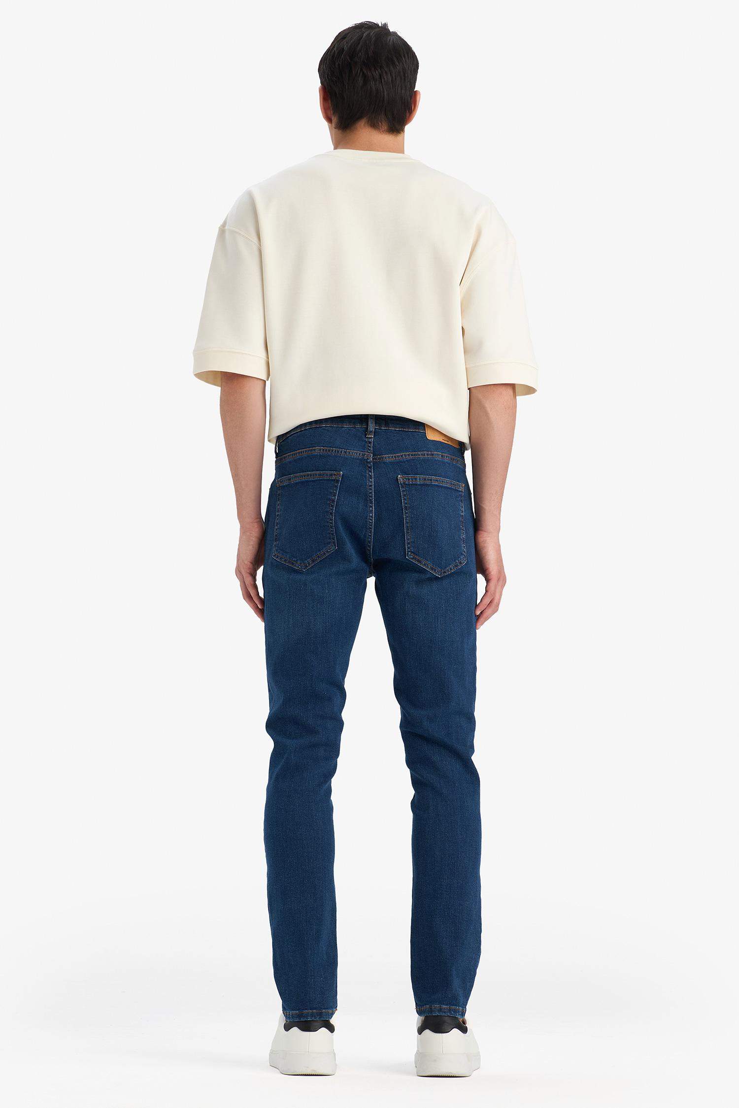 Carlo Skinny Fit Ekstra Dar Kalıp Normal Bel Ekstra Dar Paça Jean Pantolon