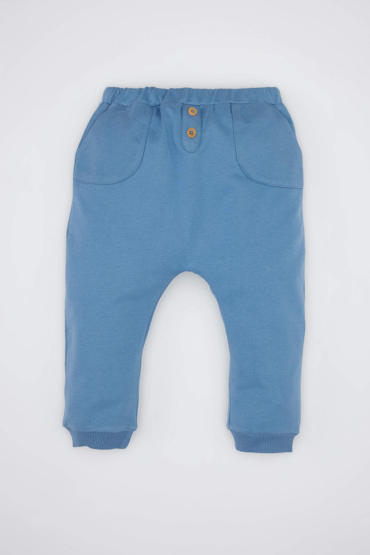 Erkek Bebek 3'lü Takım Zürafa Baskılı Uzun Kollu Tişört Kapüşonlu Sweatshirt Hırka Beli Lastikli Eşofman Altı