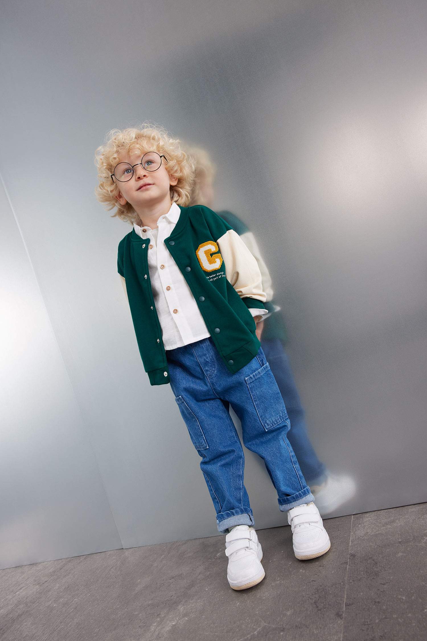 Кардиган с принтом для малышей мальчиков