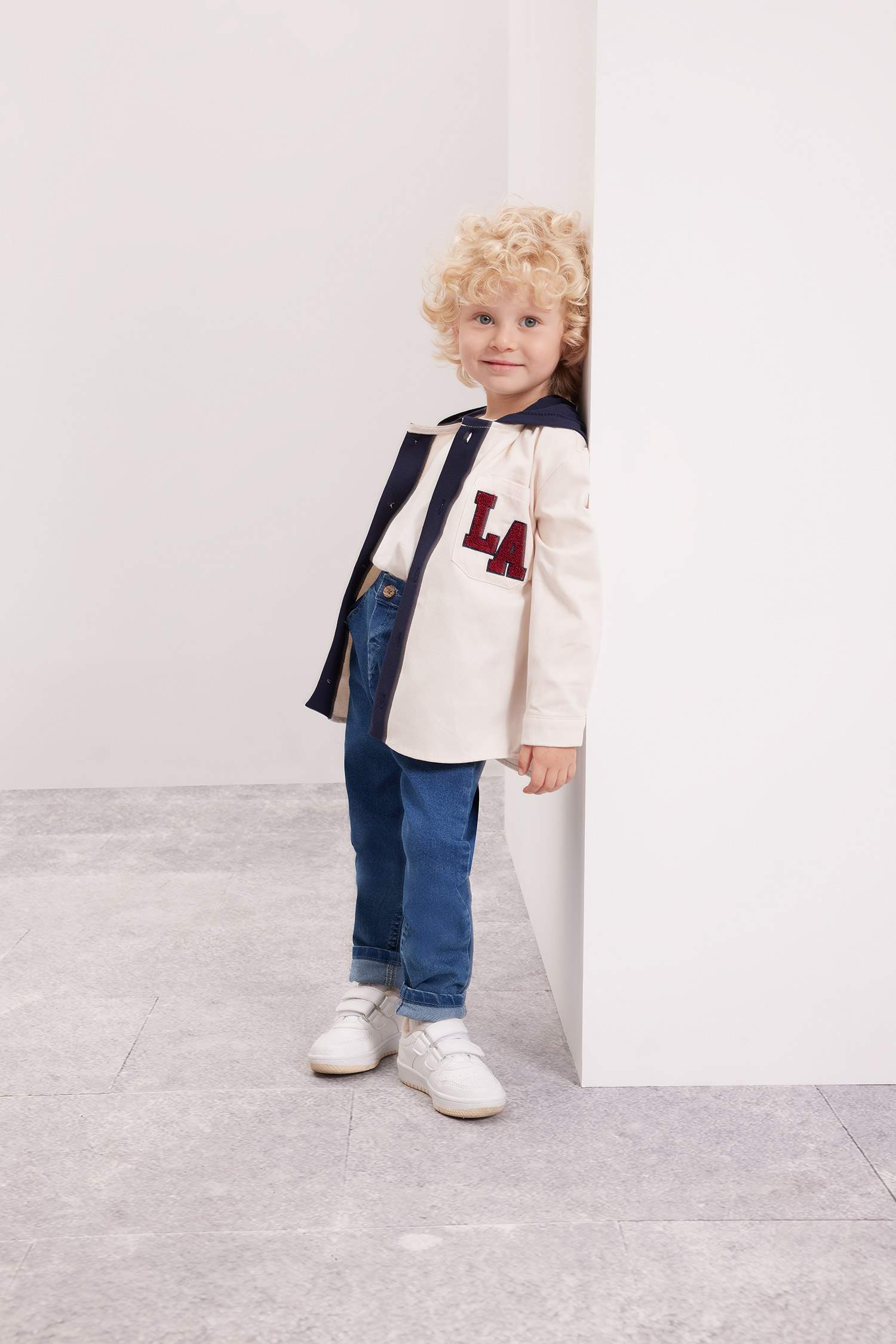 Рубашка с длинным рукавом для малышей мальчиков