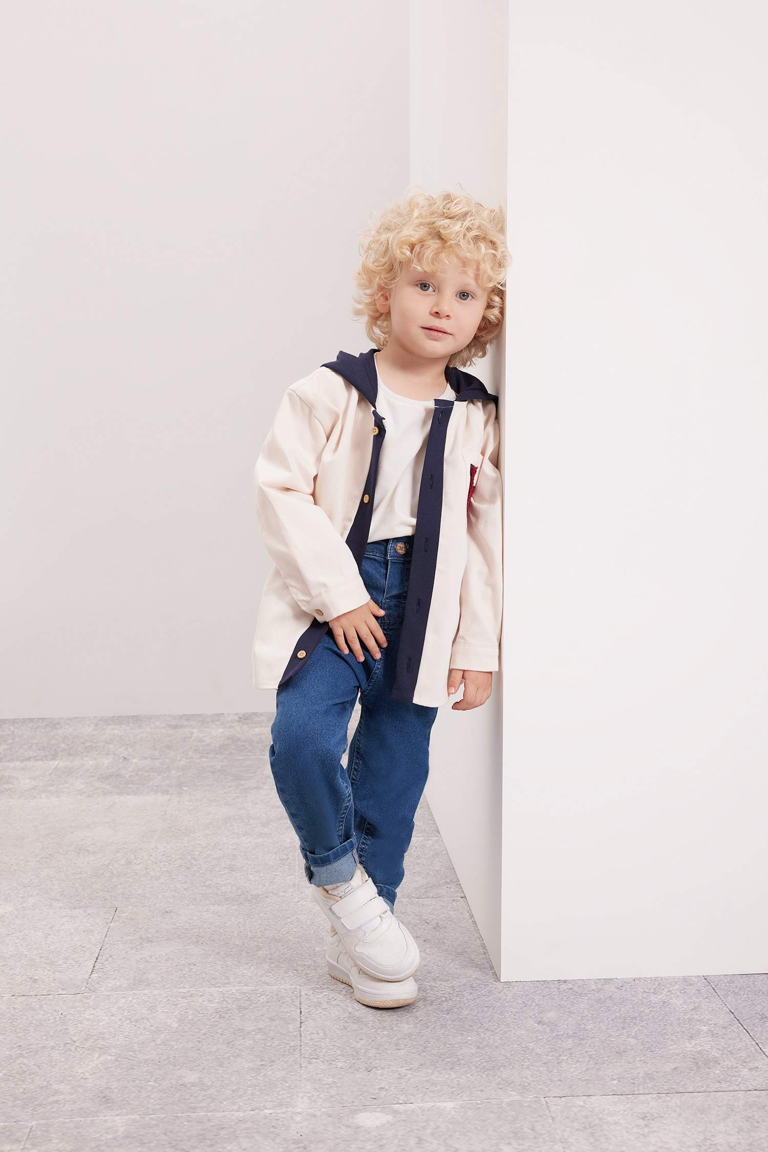 Рубашка с длинным рукавом для малышей мальчиков