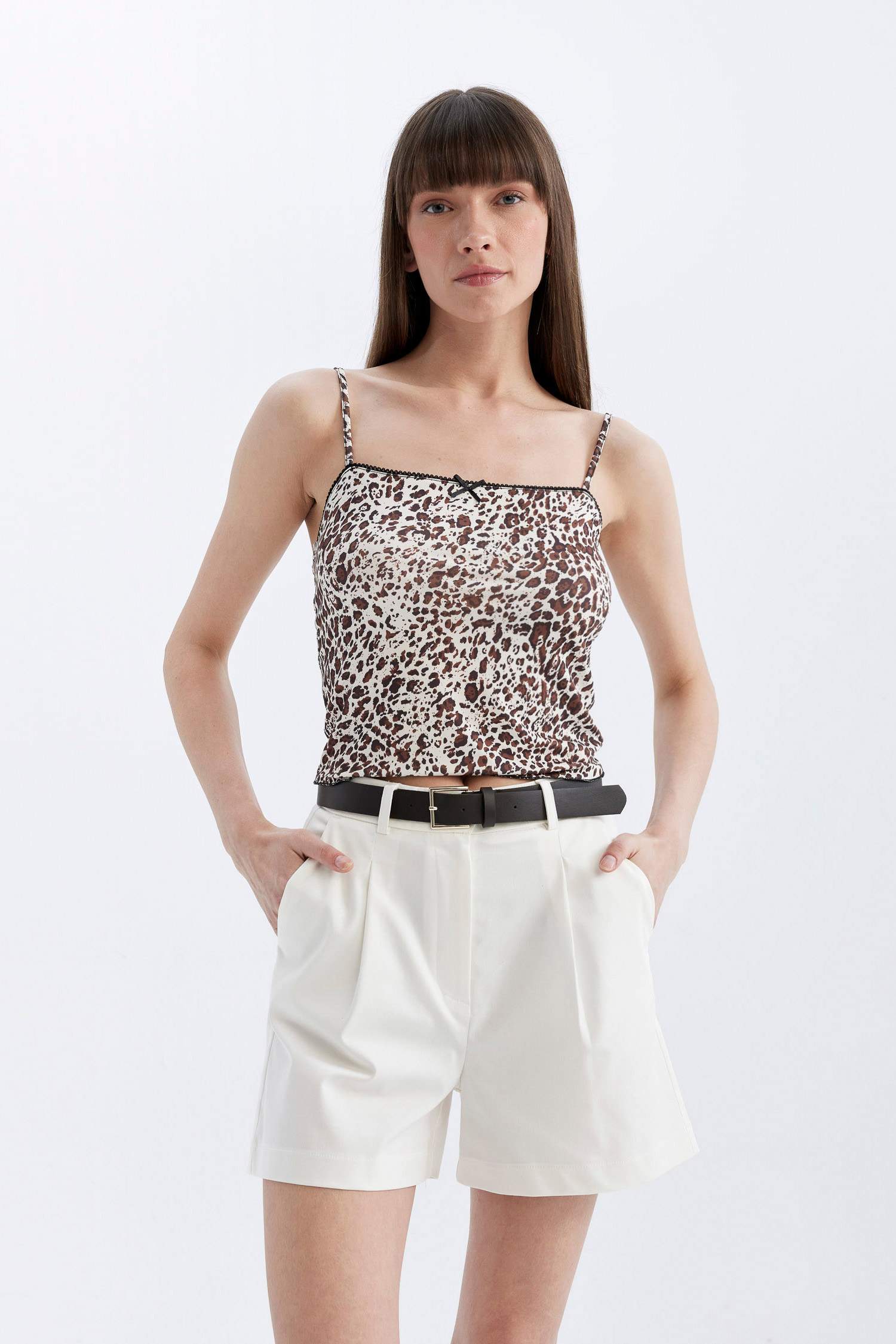 Short Chino Taille Haute