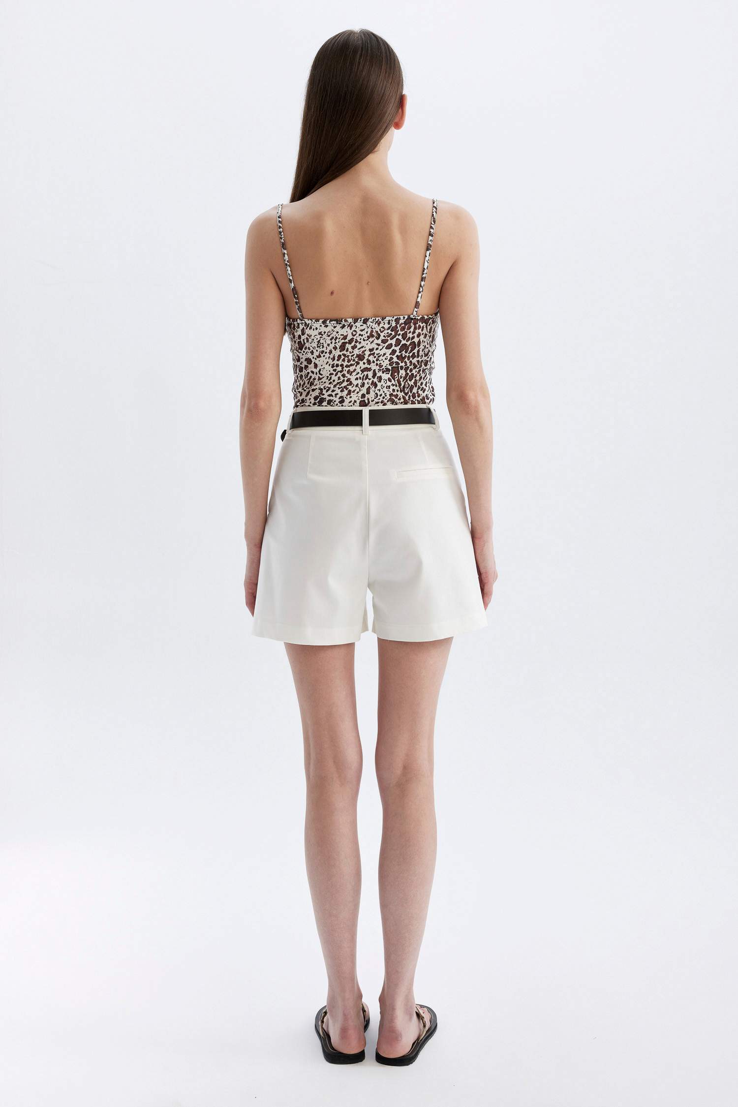 Short Chino Taille Haute