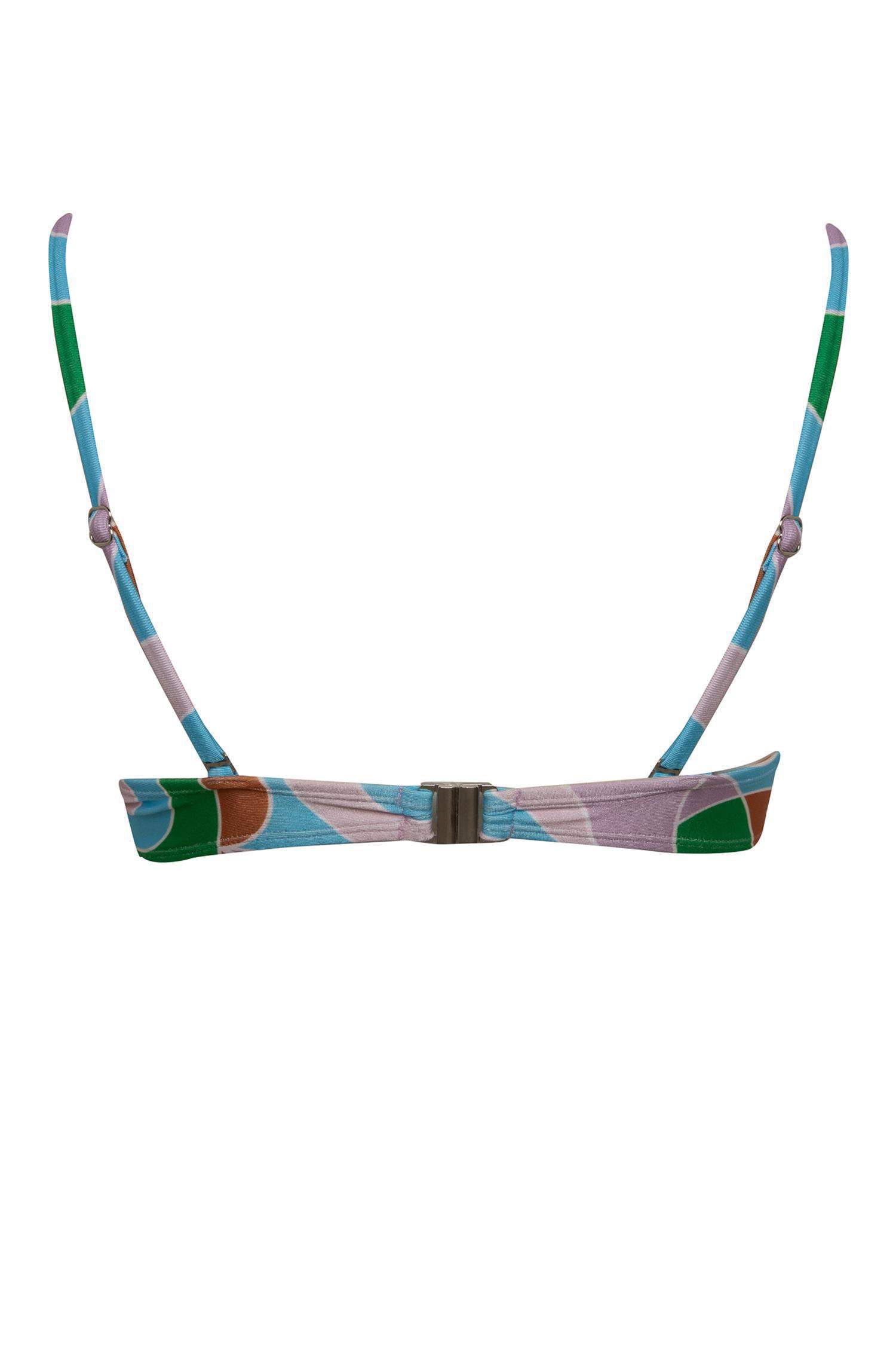 Regular Fit Desenli Bikini Üstü-Fall in Love