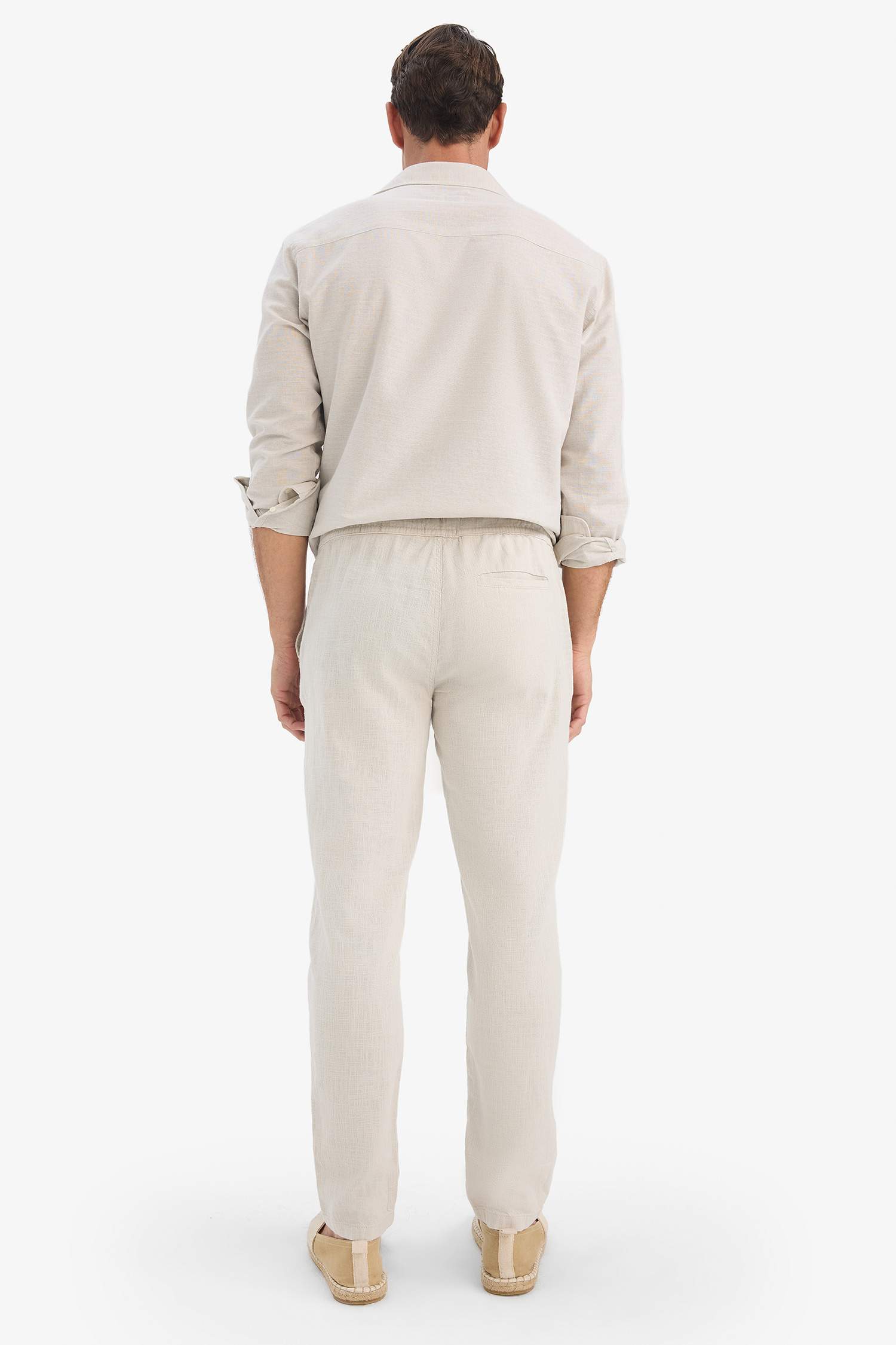 بنطرون جوجر صيفي قطن سليم فيت