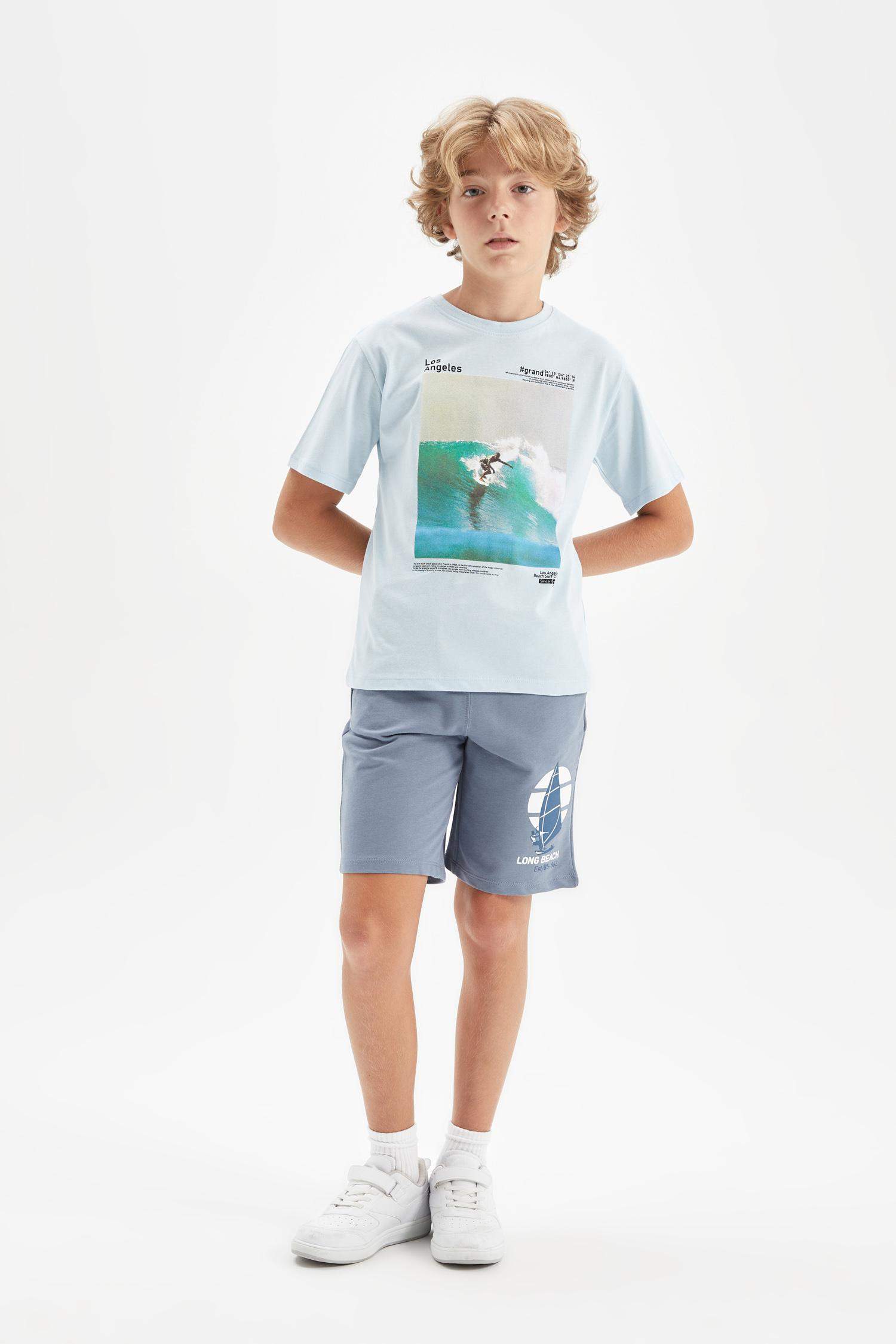 Erkek Çocuk Baskılı Şort