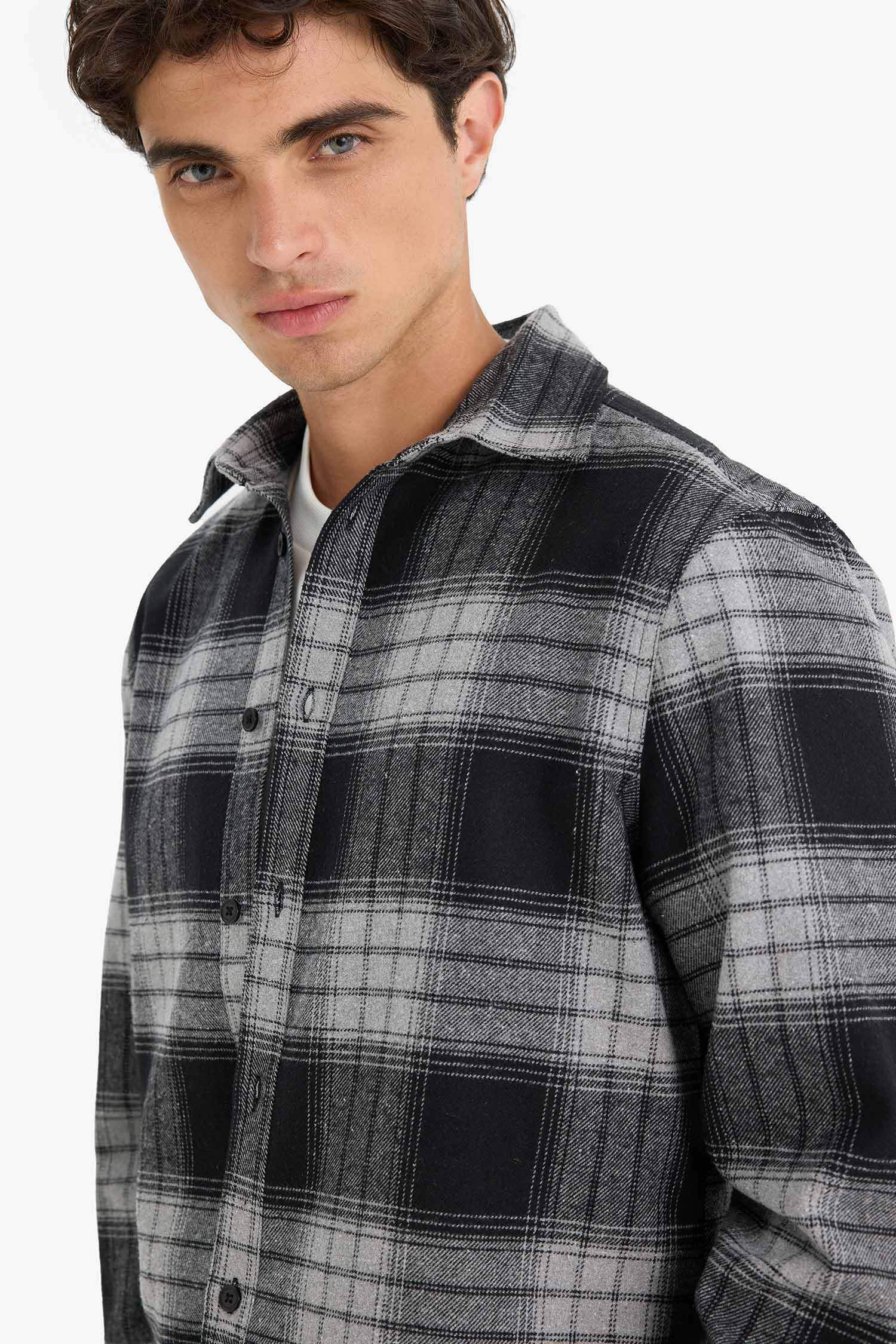 Regular Fit Lumberjack Plaid Shirt
