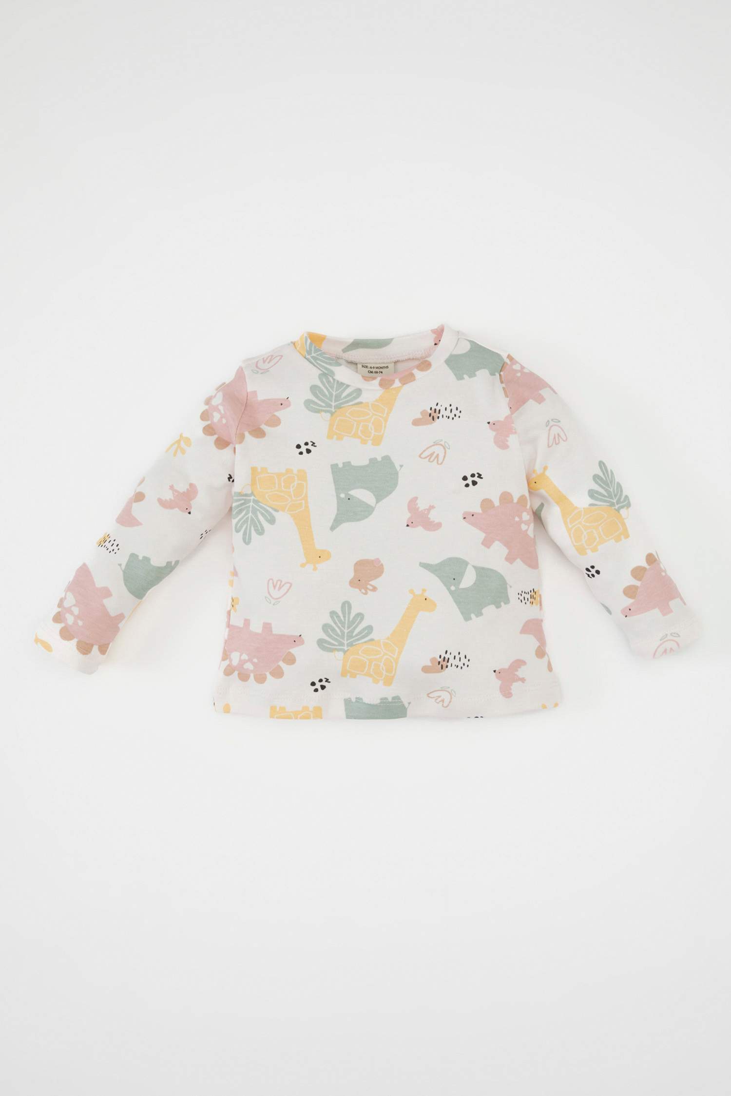 Комплект из 2-х вещей с принтом для малышей девочек