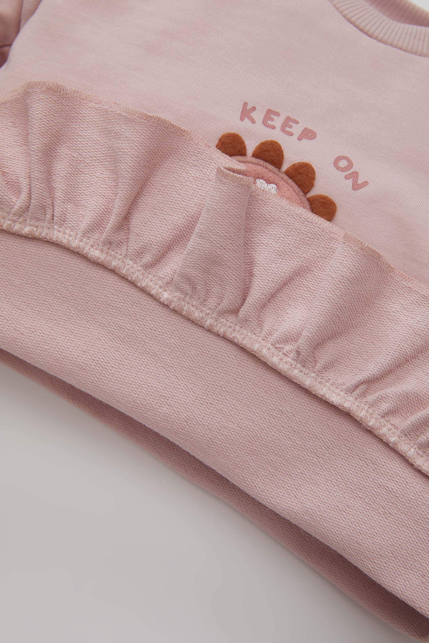 Girl Safari Printed Sweatshirt Leggings 2 Piece Set