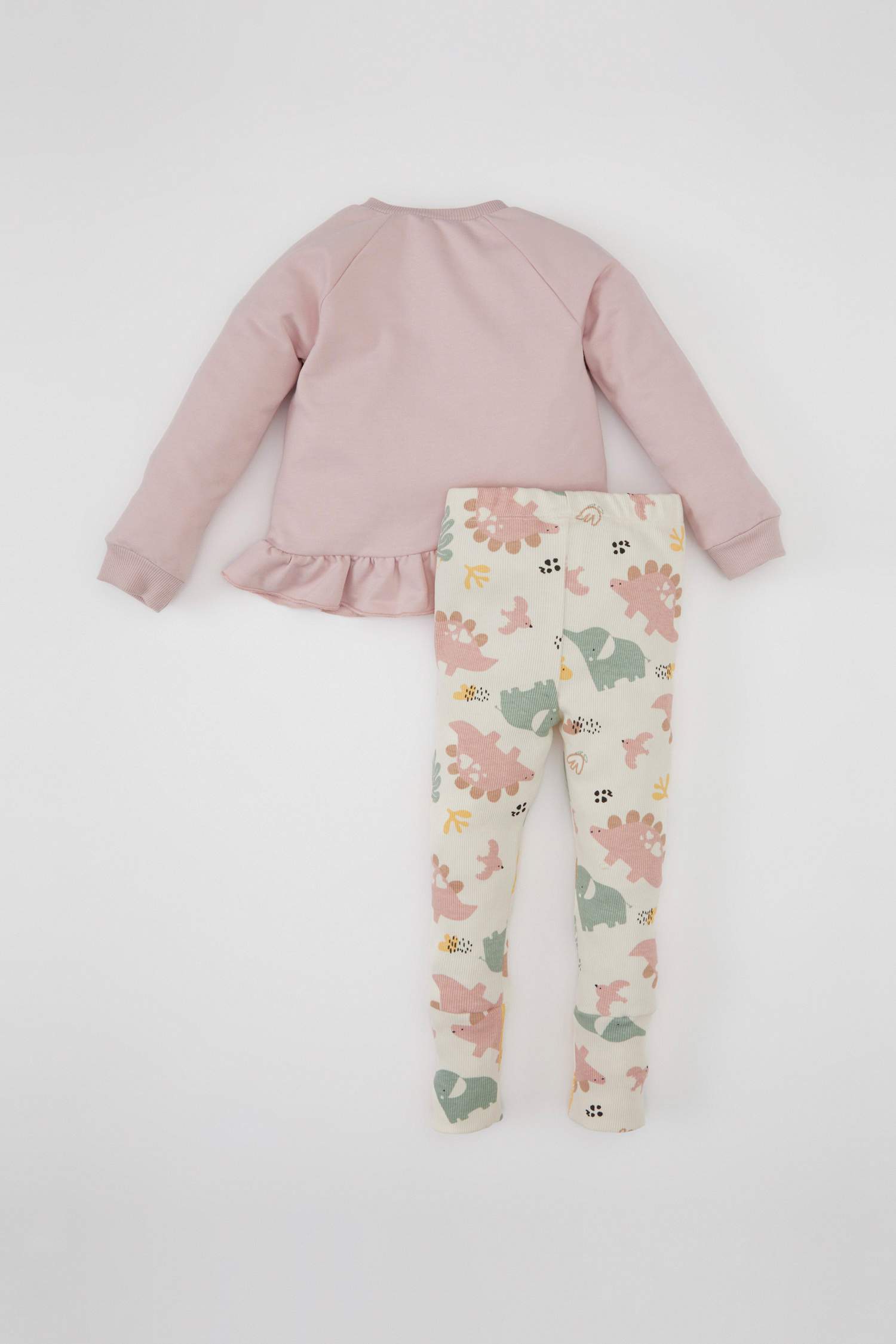 Girl Safari Printed Sweatshirt Leggings 2 Piece Set