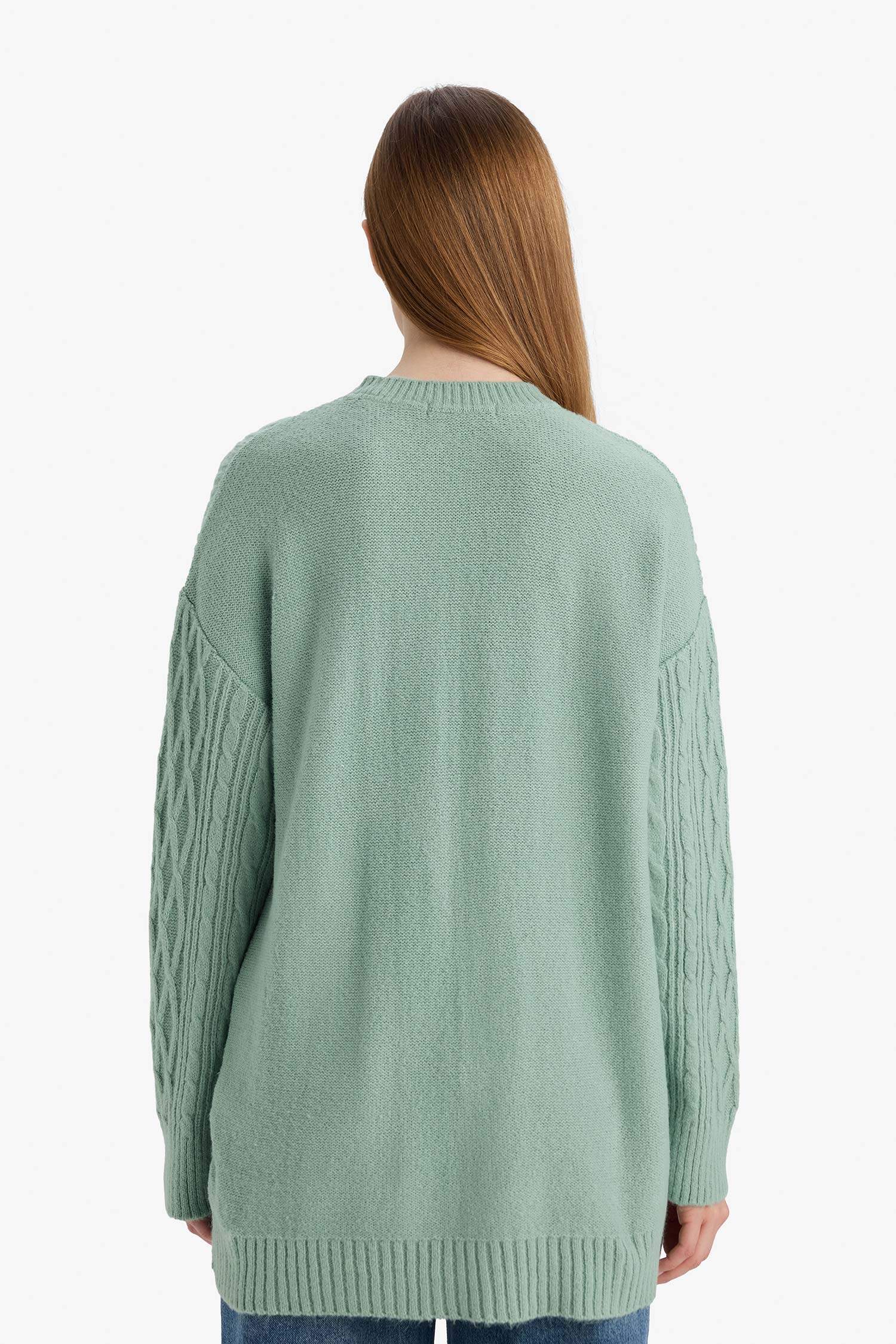 Regular Fit Knitwear Crew Neck Tunic