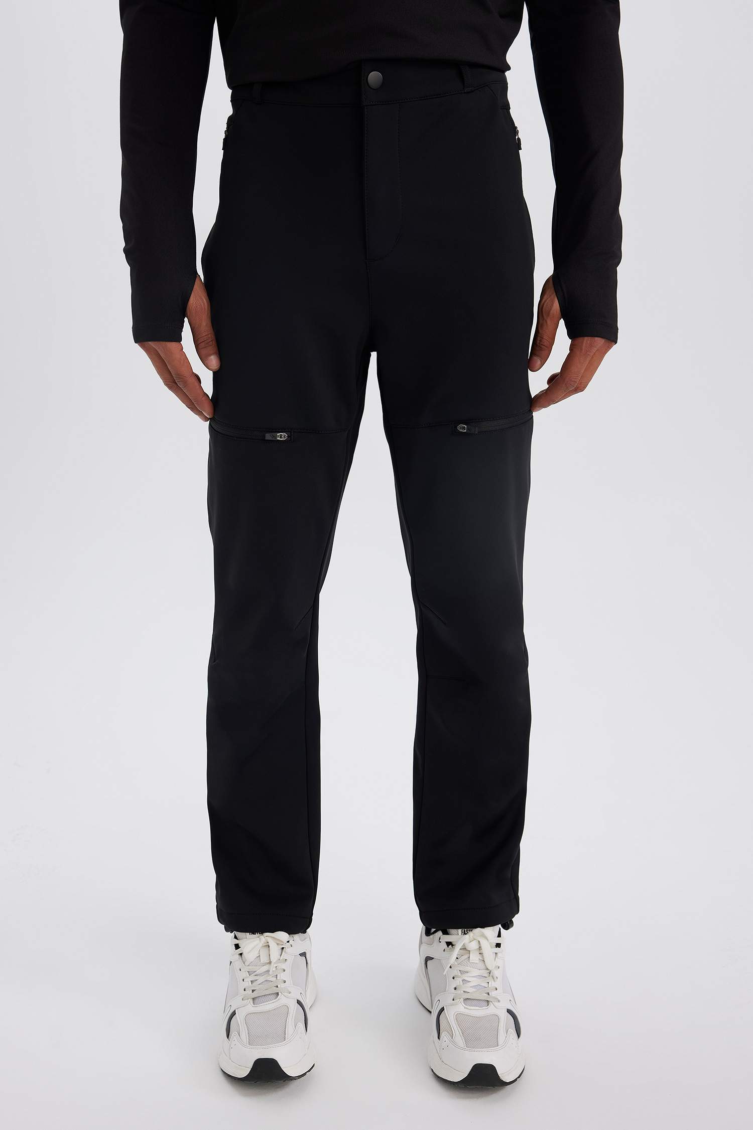 Штаны стандартного кроя с карманами, DeFactoFit